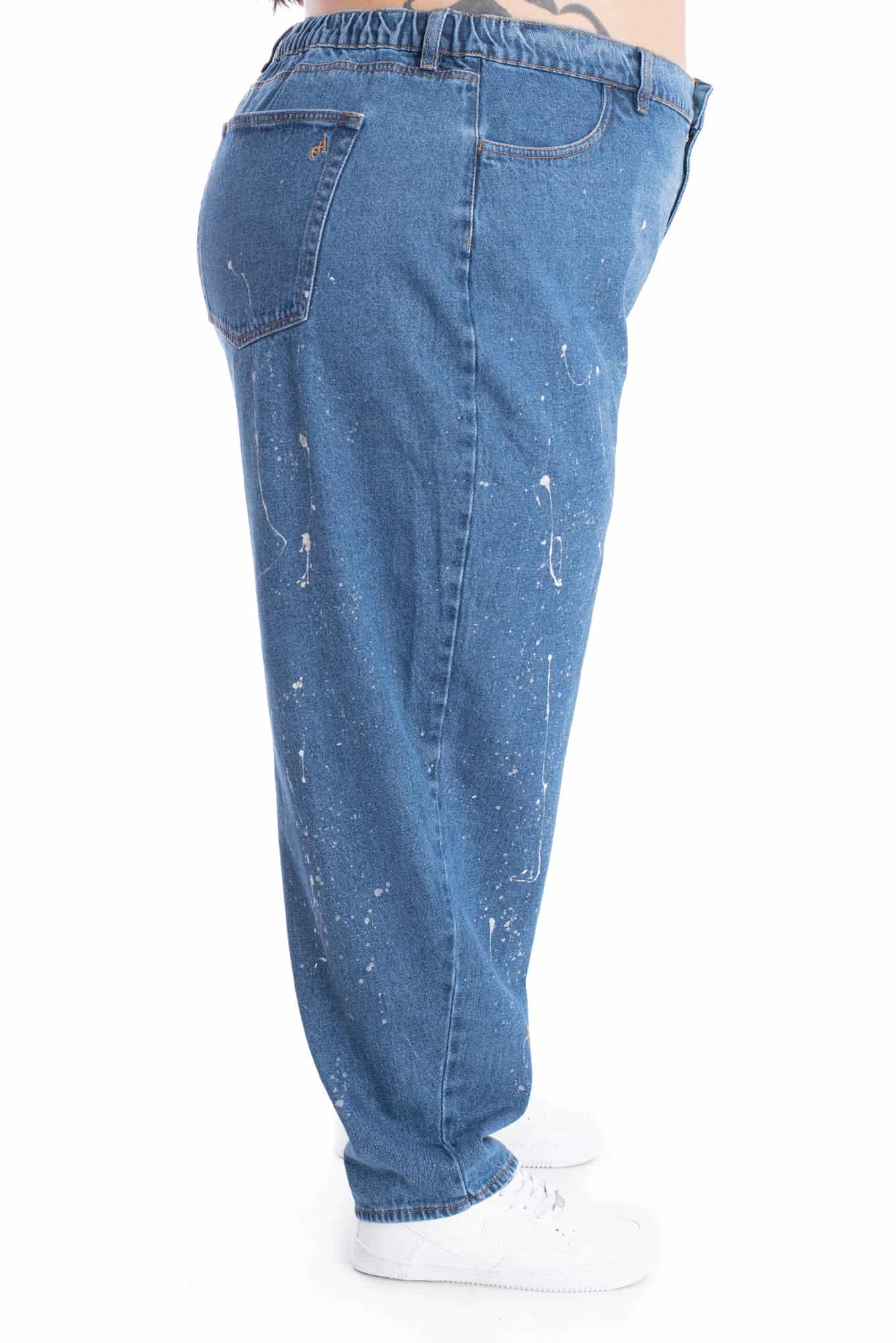 Jean Boyfriend Azul Medio Plata 377 - miniatura 19