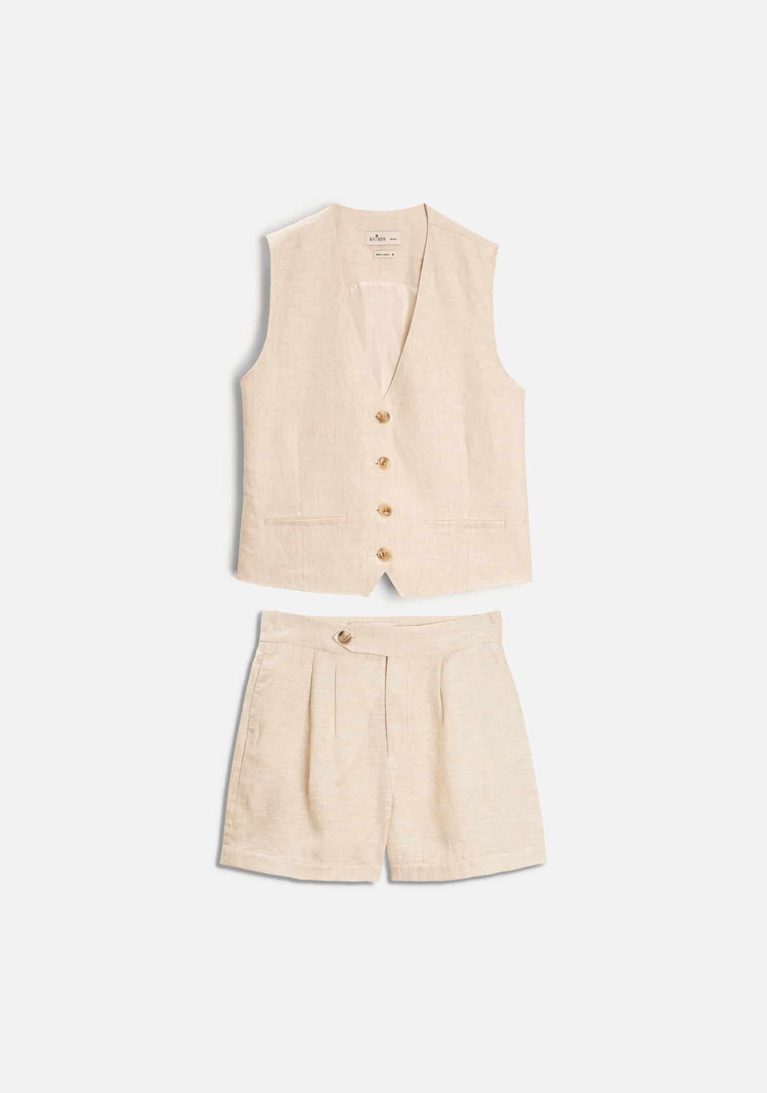 Short M Mistral Lino Avena - miniatura 2
