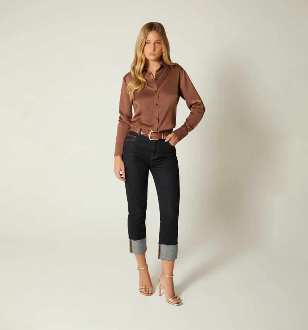 Blusa camisera manga larga - miniatura 2