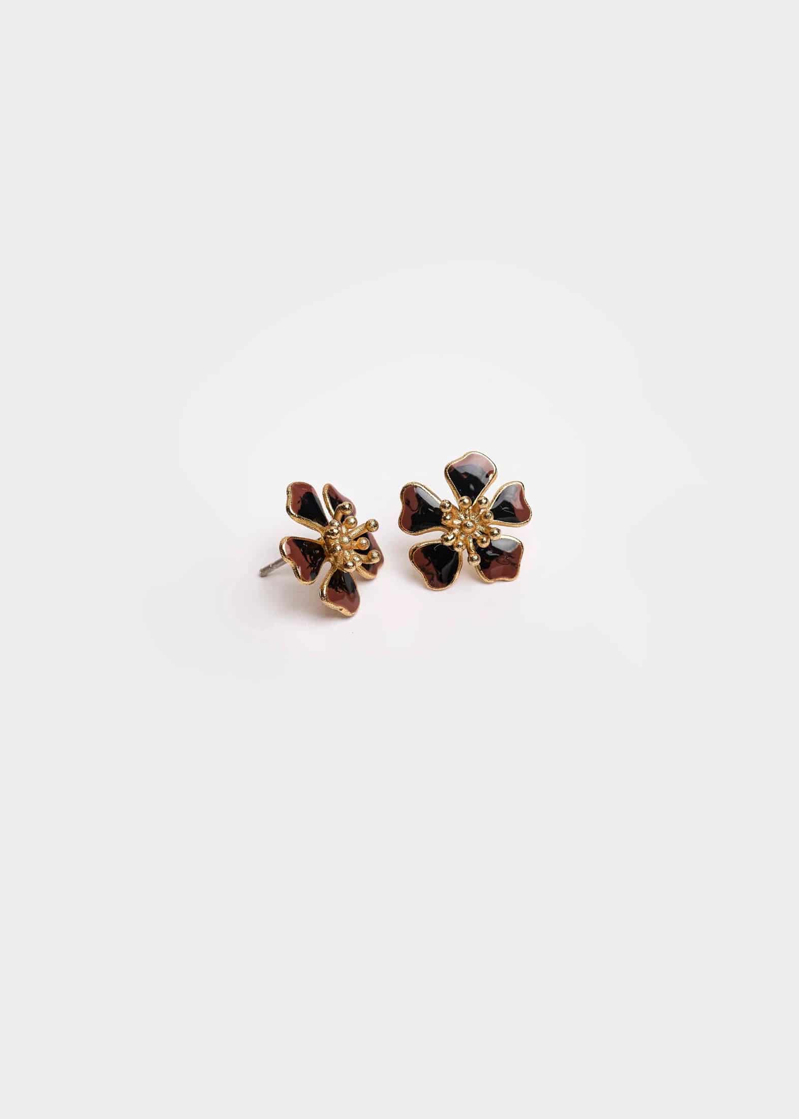 Aretes Aurora Mini Negro - miniatura 3