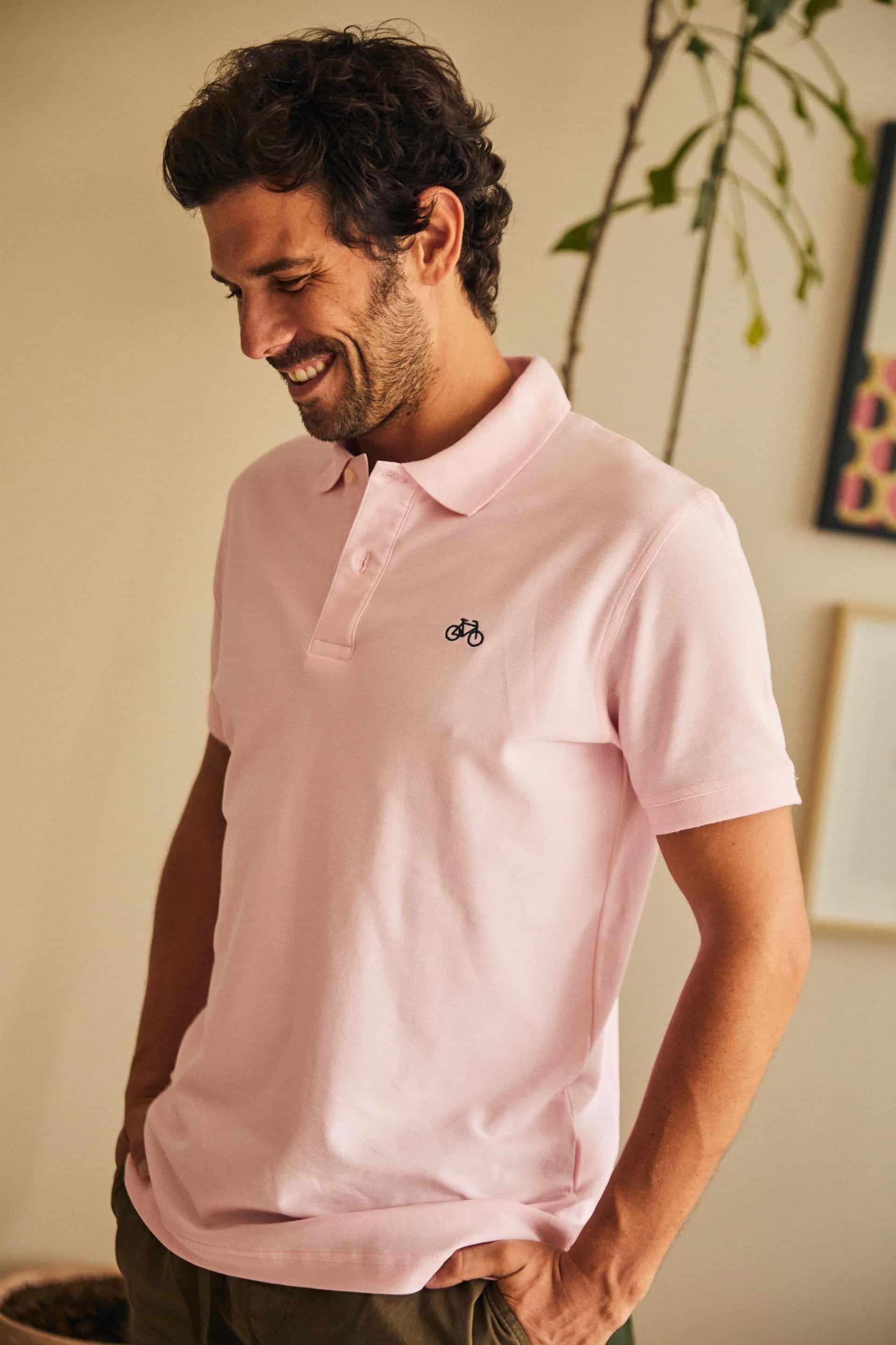 POLO MANGA CORTA BABY PINK - miniatura 5