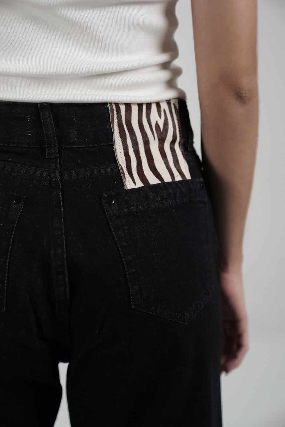 Black Vintage Chunky Jeans - miniatura 6