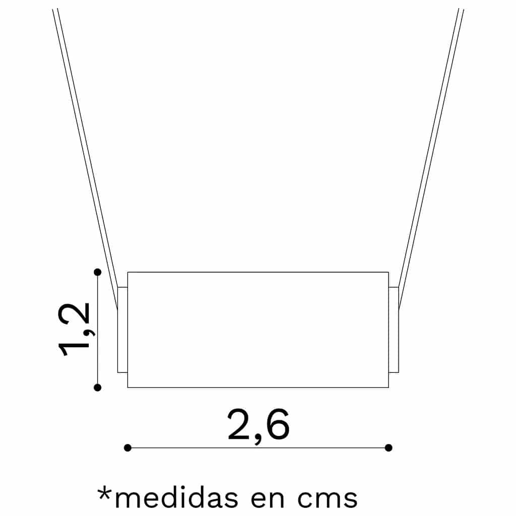 COLGANTE CILINDRO MIX LINEAS INTERCALADAS - miniatura 2