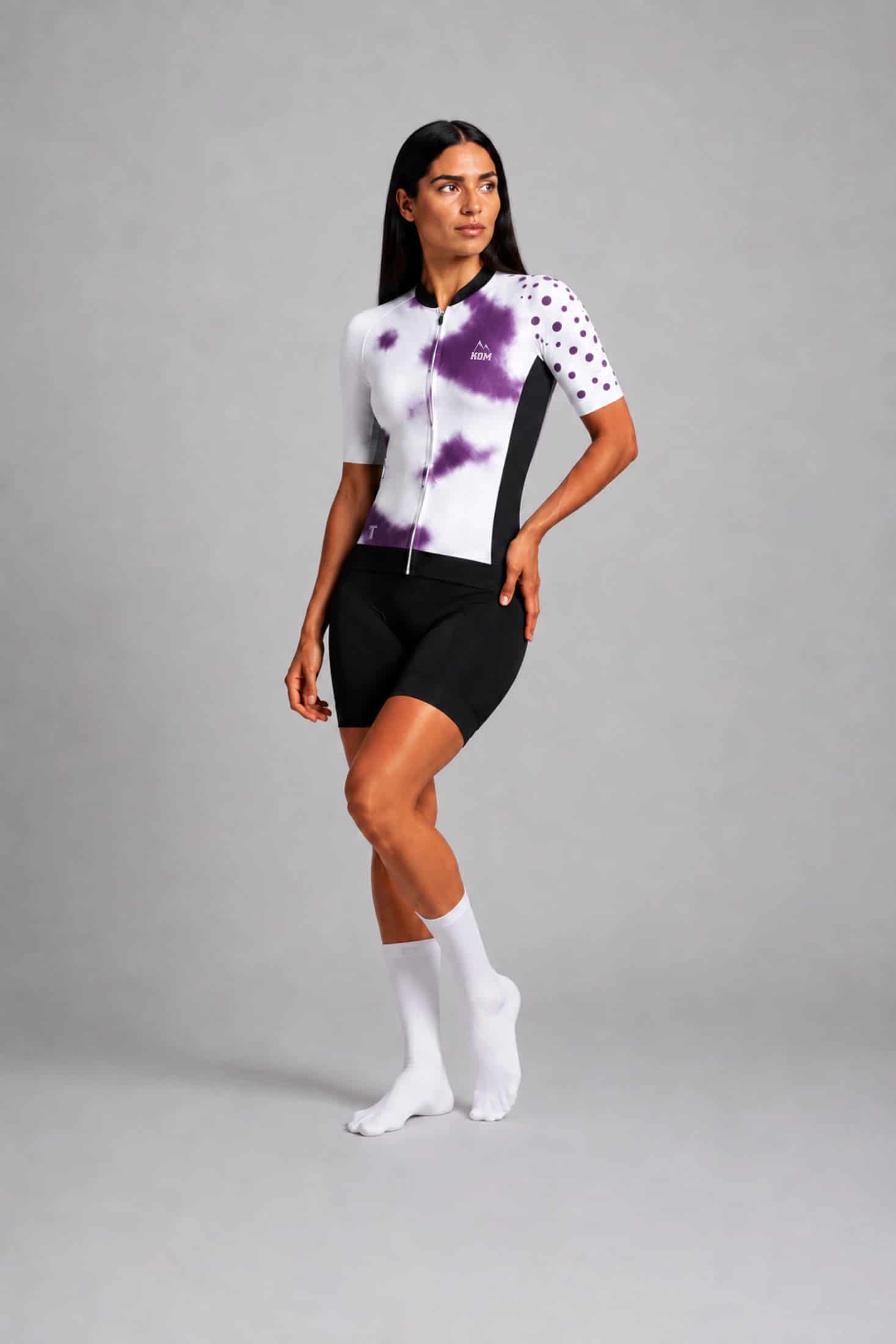 Jersey Ciclismo Tour KOM Colección Frecuencia - Manga Corta Mujer - miniatura 1