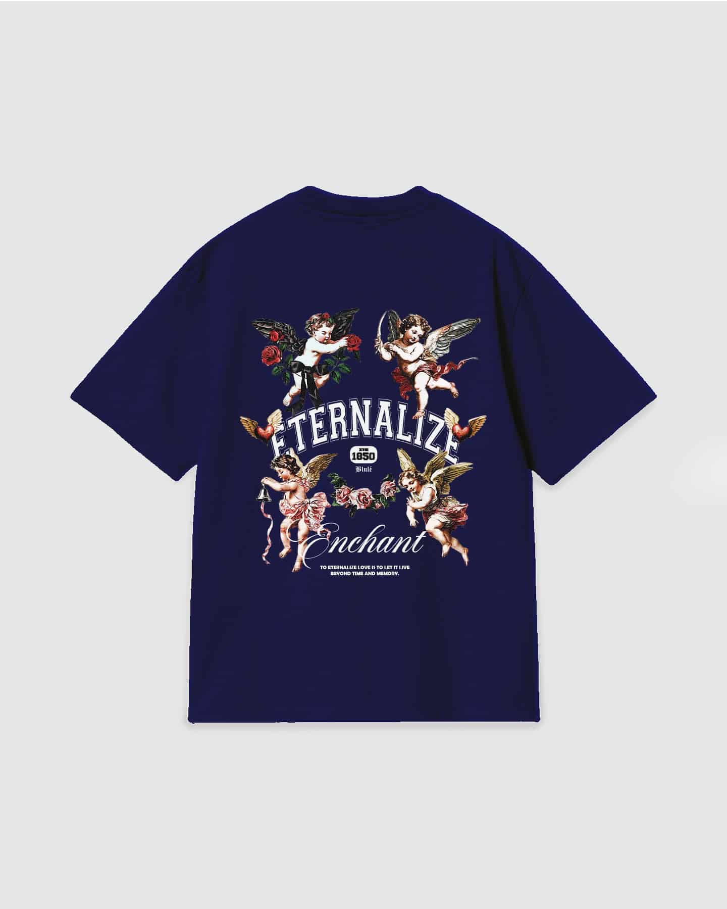 Oversized T Shirt Eternalize Blue Navy - miniatura 1