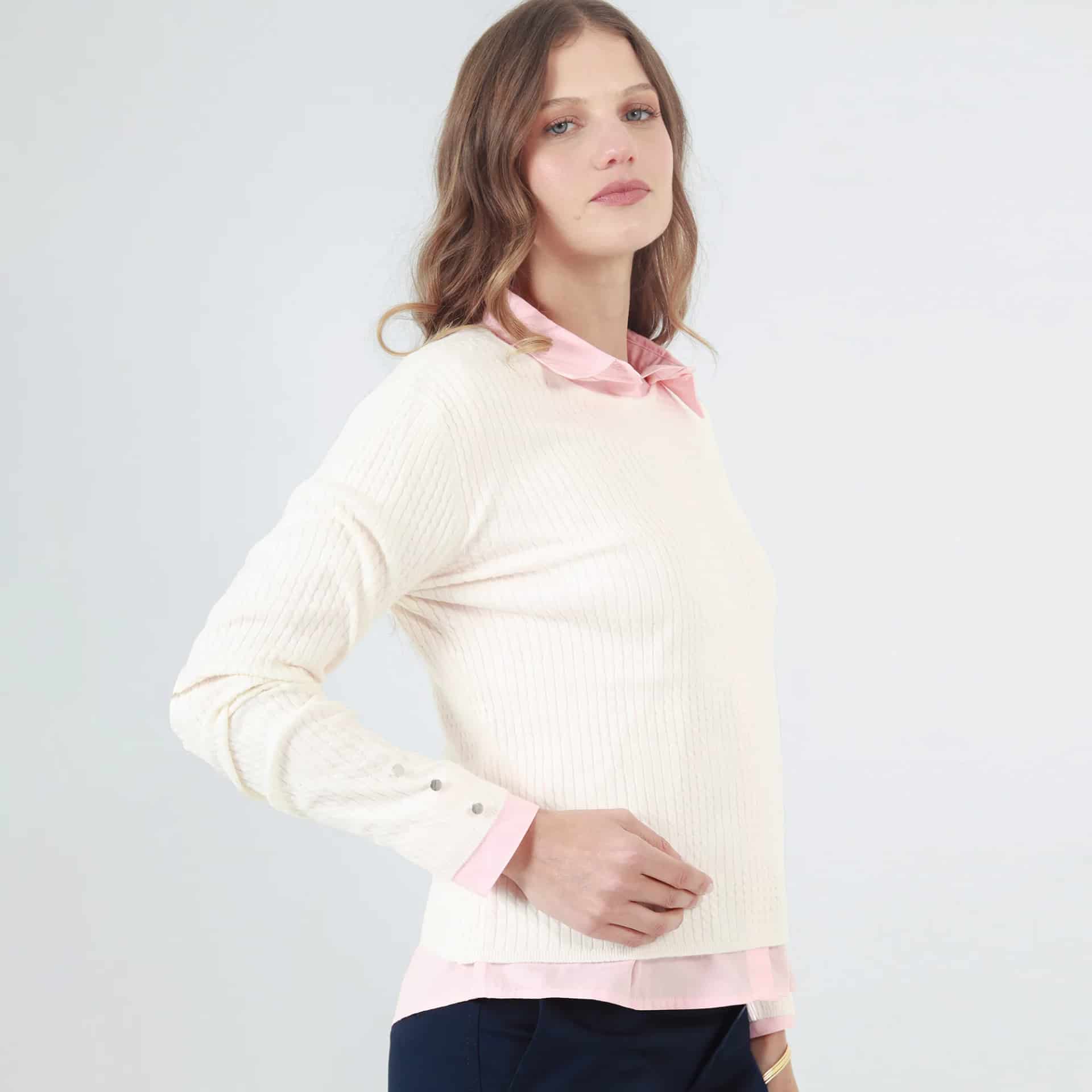 Sweater Cuello Redondo Manga Larga - miniatura 10