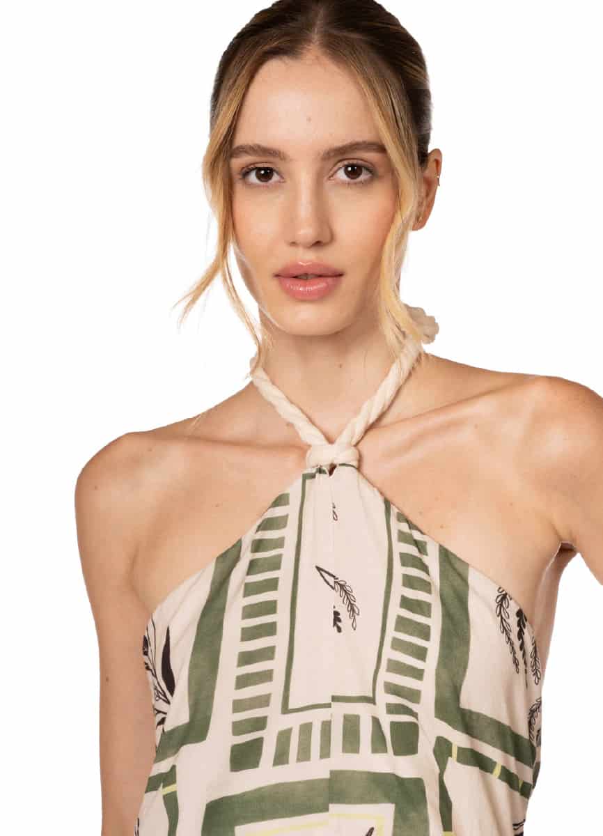 GREEN DREAMS AMAL DRESS         9744 - miniatura 3