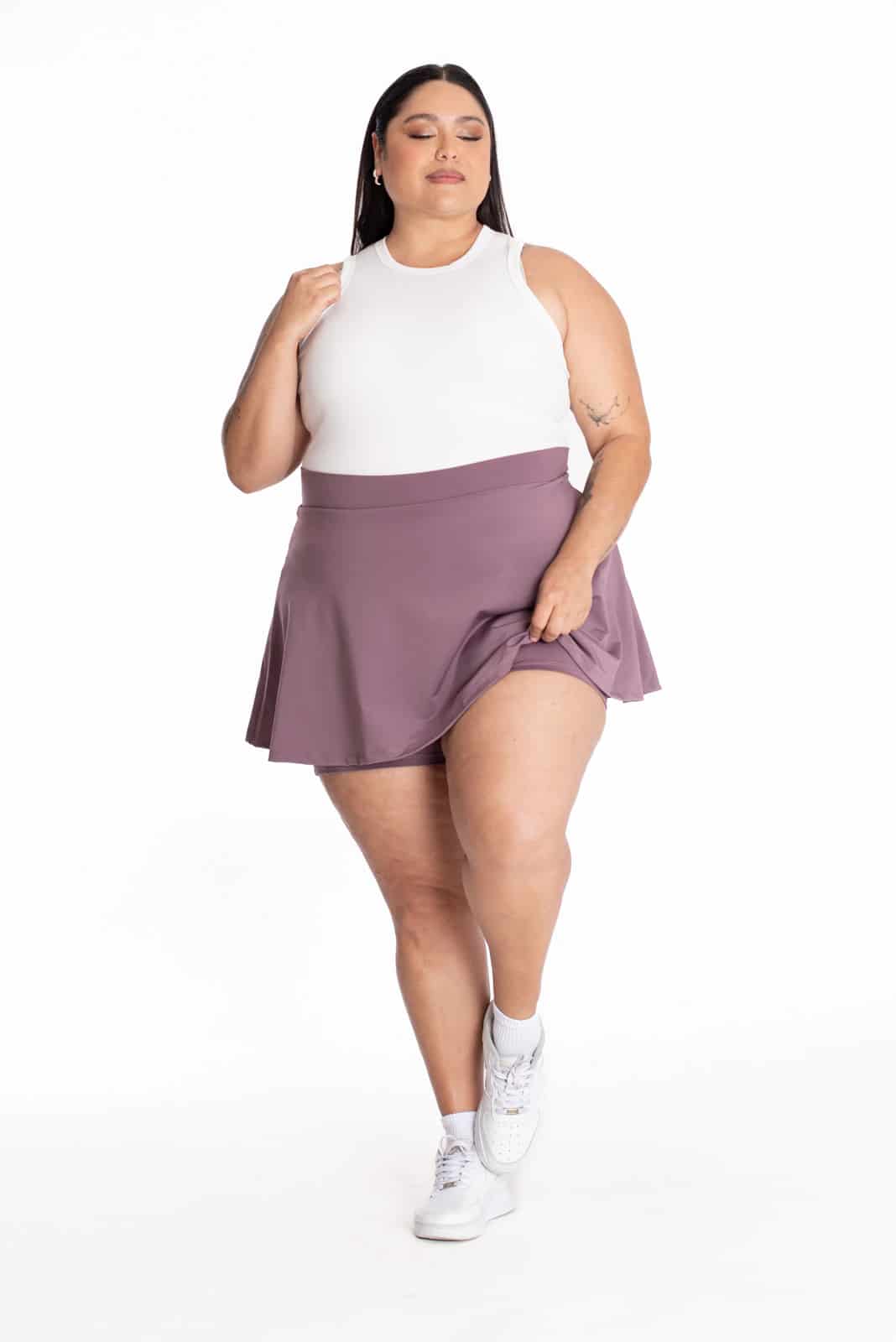 Falda Short Serena Morado - miniatura 1