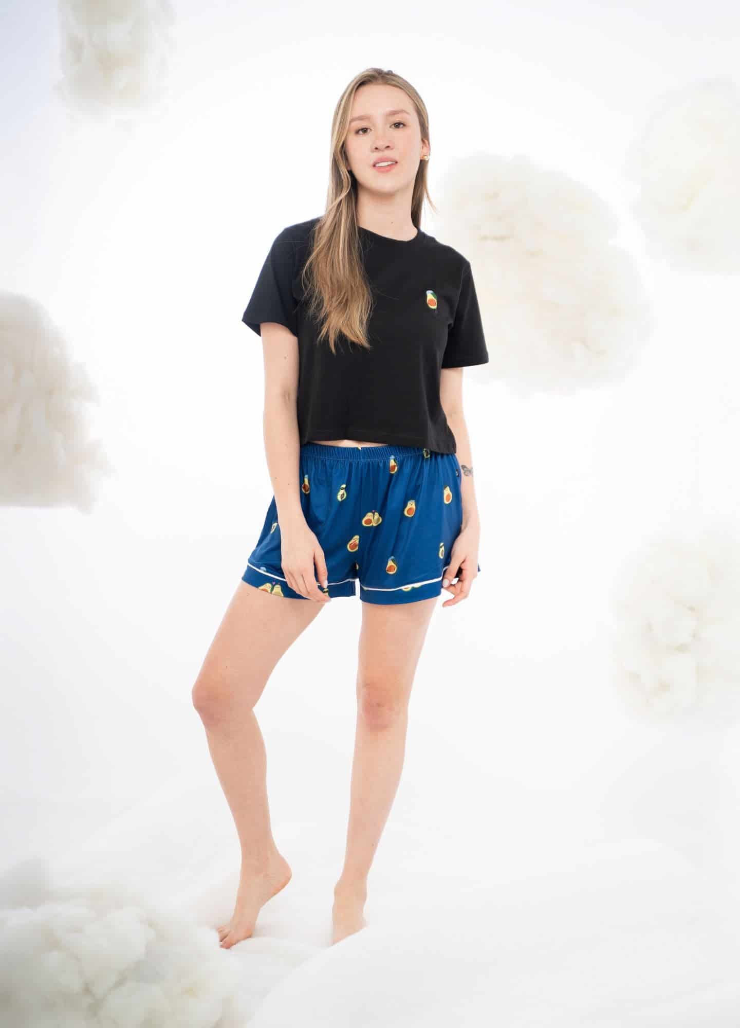 Conjunto Short Aguacates - Azul - miniatura 4