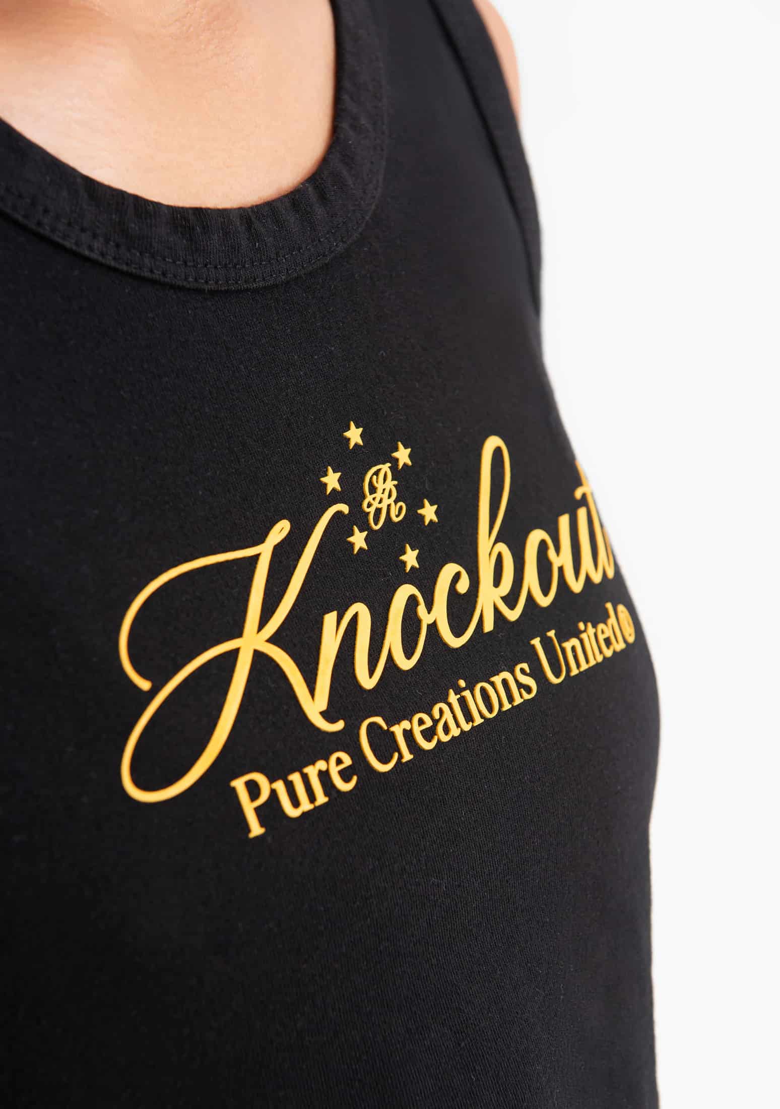 knockout black crop top - miniatura 7