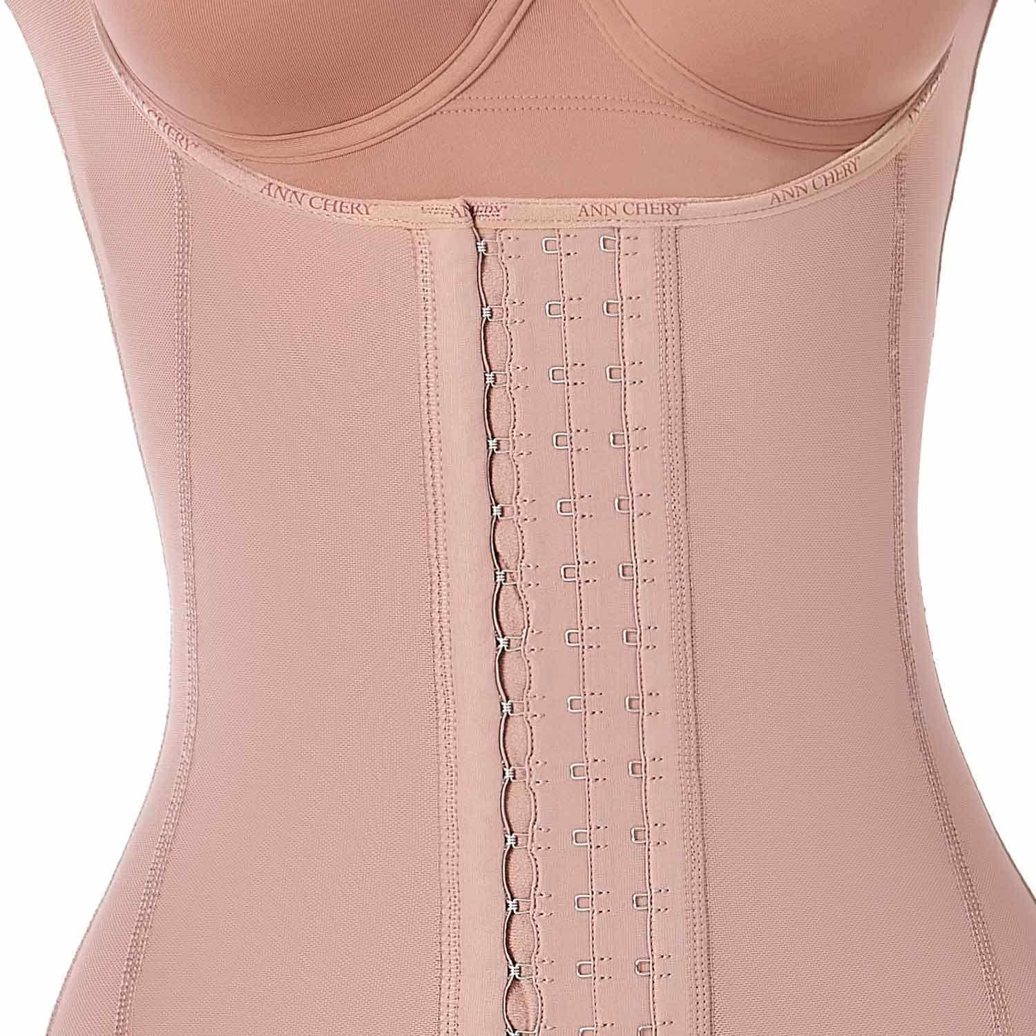 Faja Colombiana a la Rodilla Postoperatorio Mangas Comfort Angelique Mujer - miniatura 3