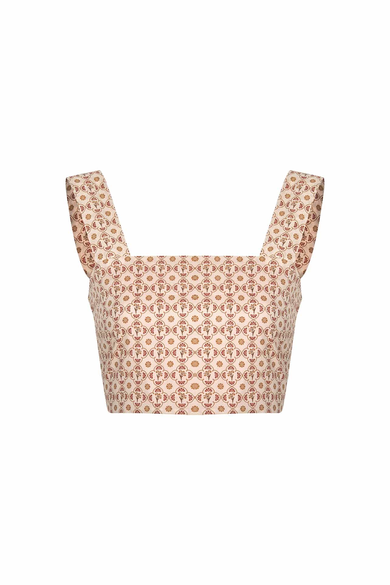 Marimba Cotton Bio Top / Beige May Flower - miniatura 1