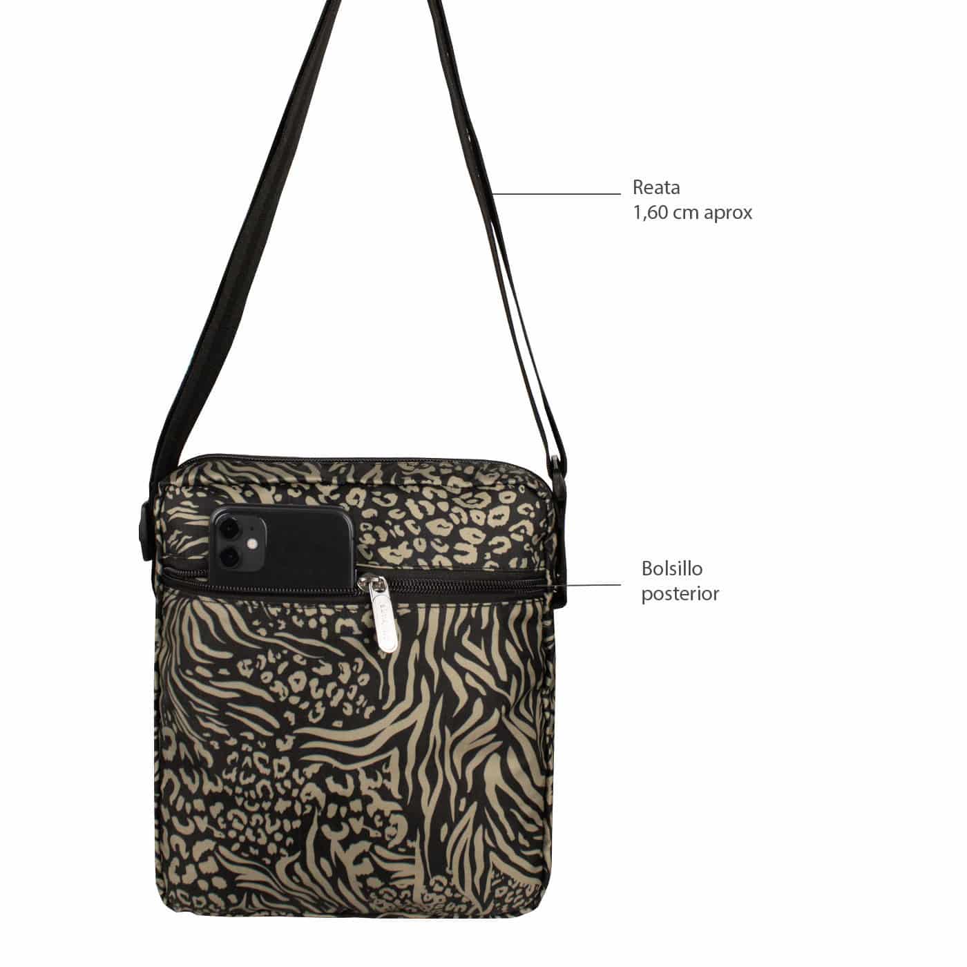 Bolso Manos libres Viajero Citybags Ultra Estampado Salvaje - miniatura 4