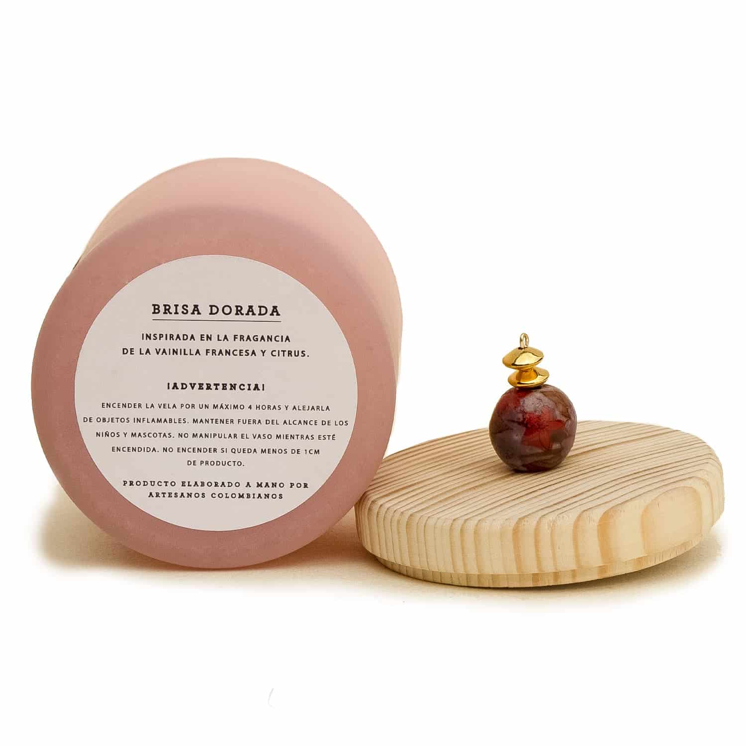 VELA AROMATICA BRISA DORADA 500GR - miniatura 2