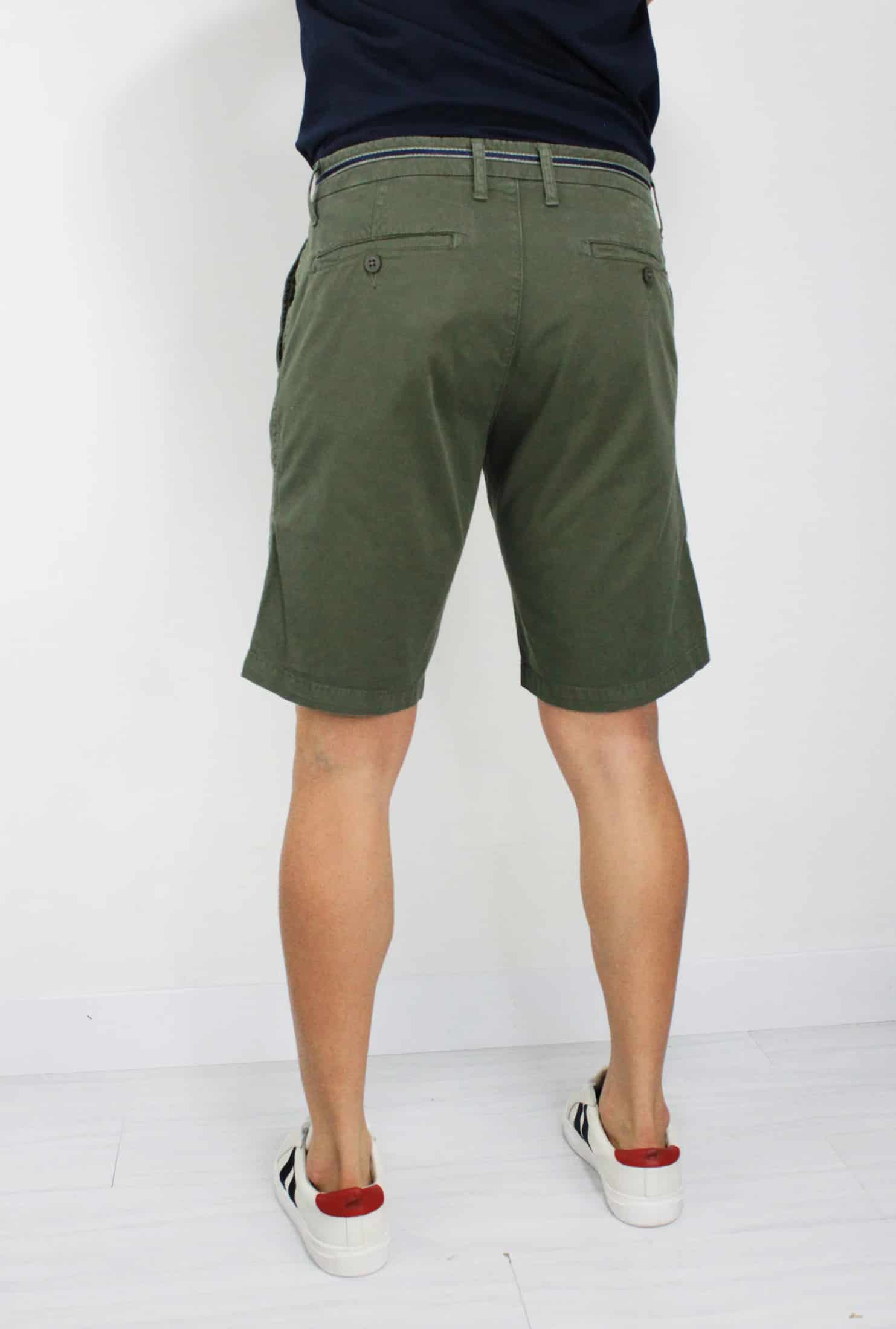 Bermuda hombre Verde Militar DMB3005 - miniatura 3