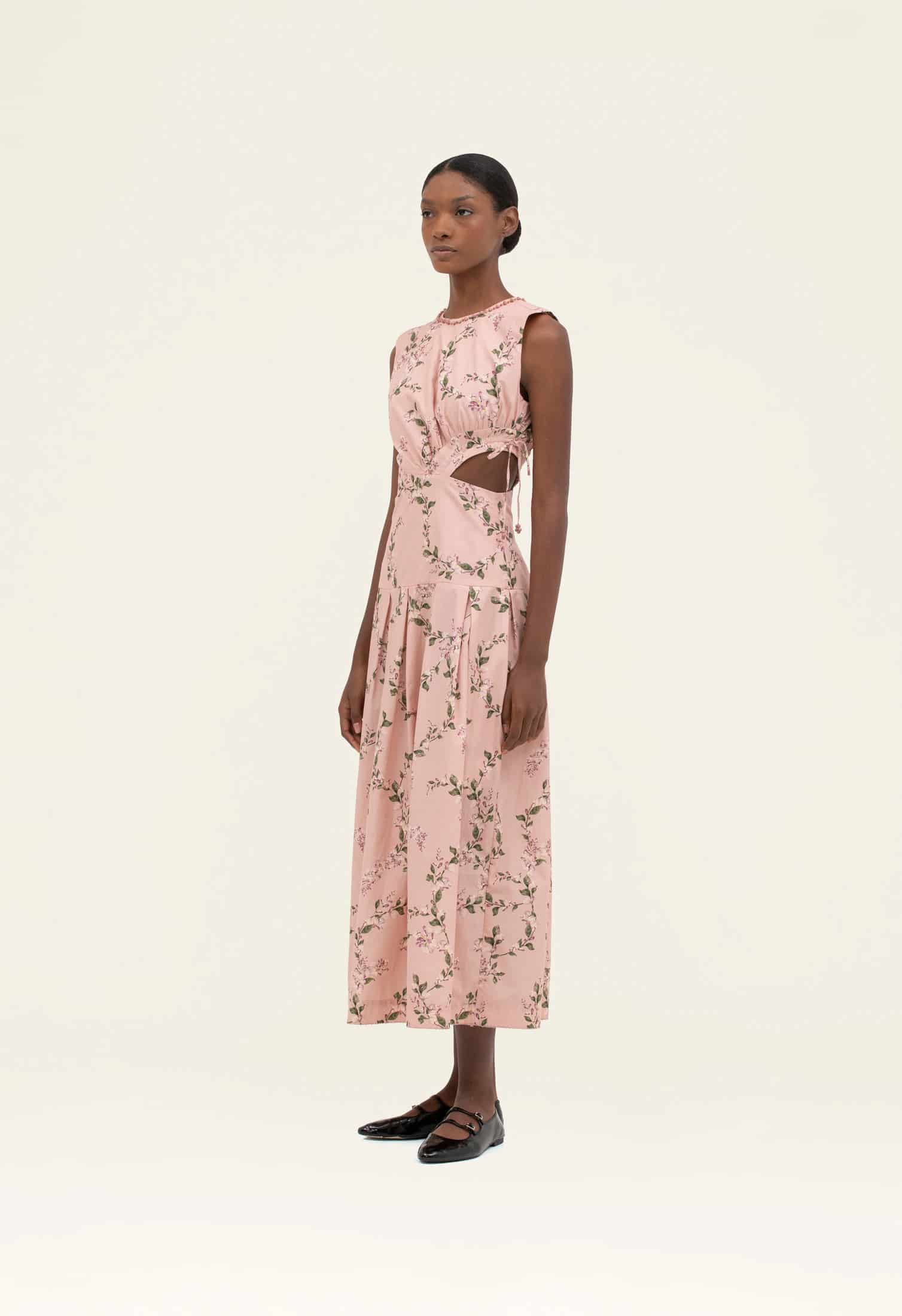 Otoño Wisteria Midi Dress - miniatura 3