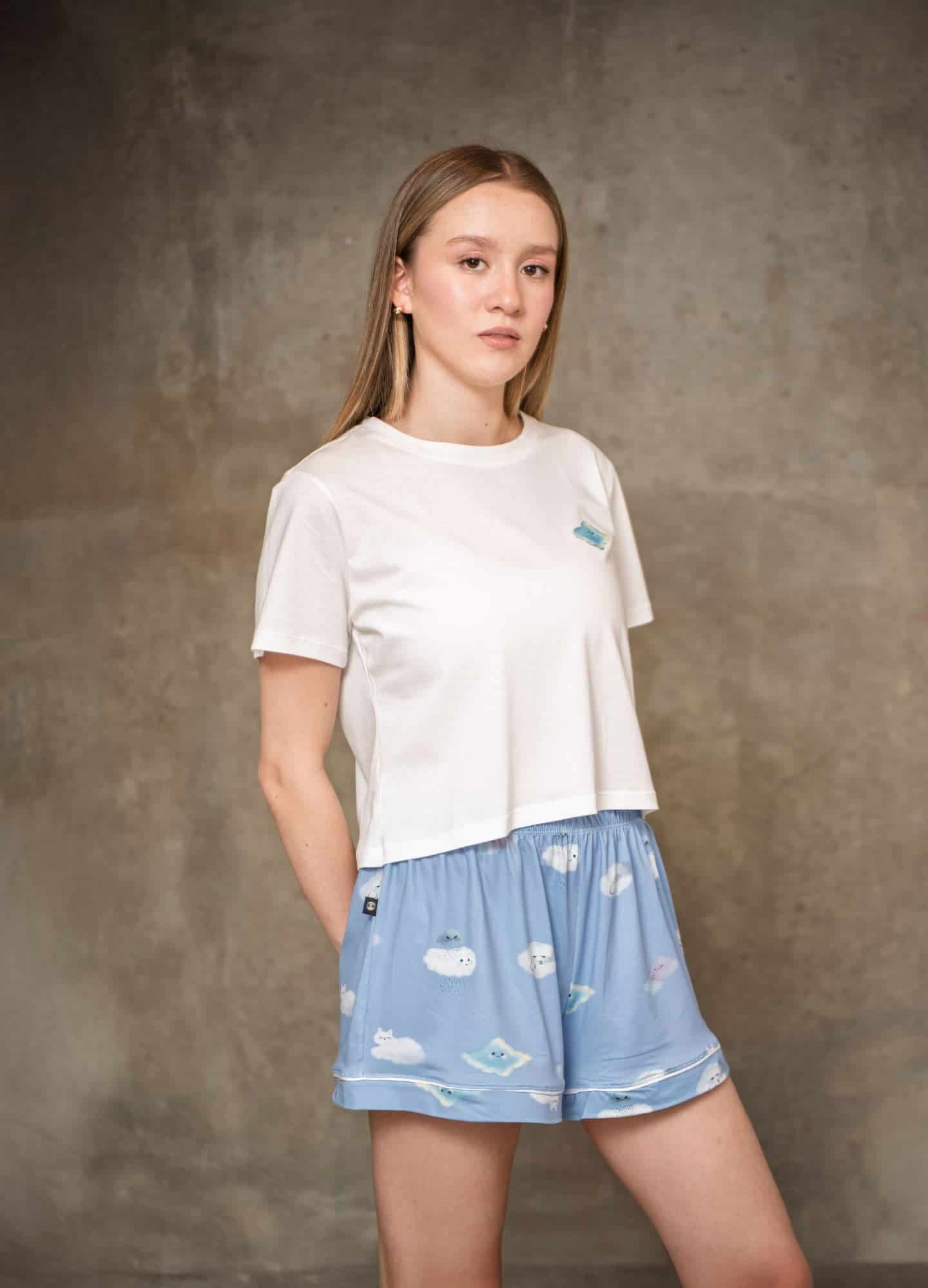Conjunto Short Nubes - Azul Cielo - miniatura 1