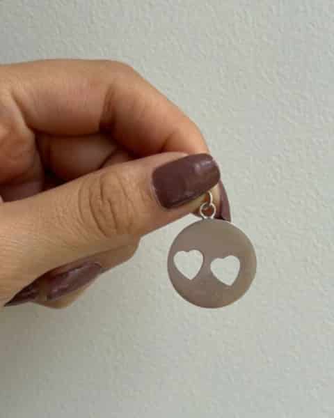 Dije Cara Feliz en Plata ley 950 Filigrana - miniatura 1