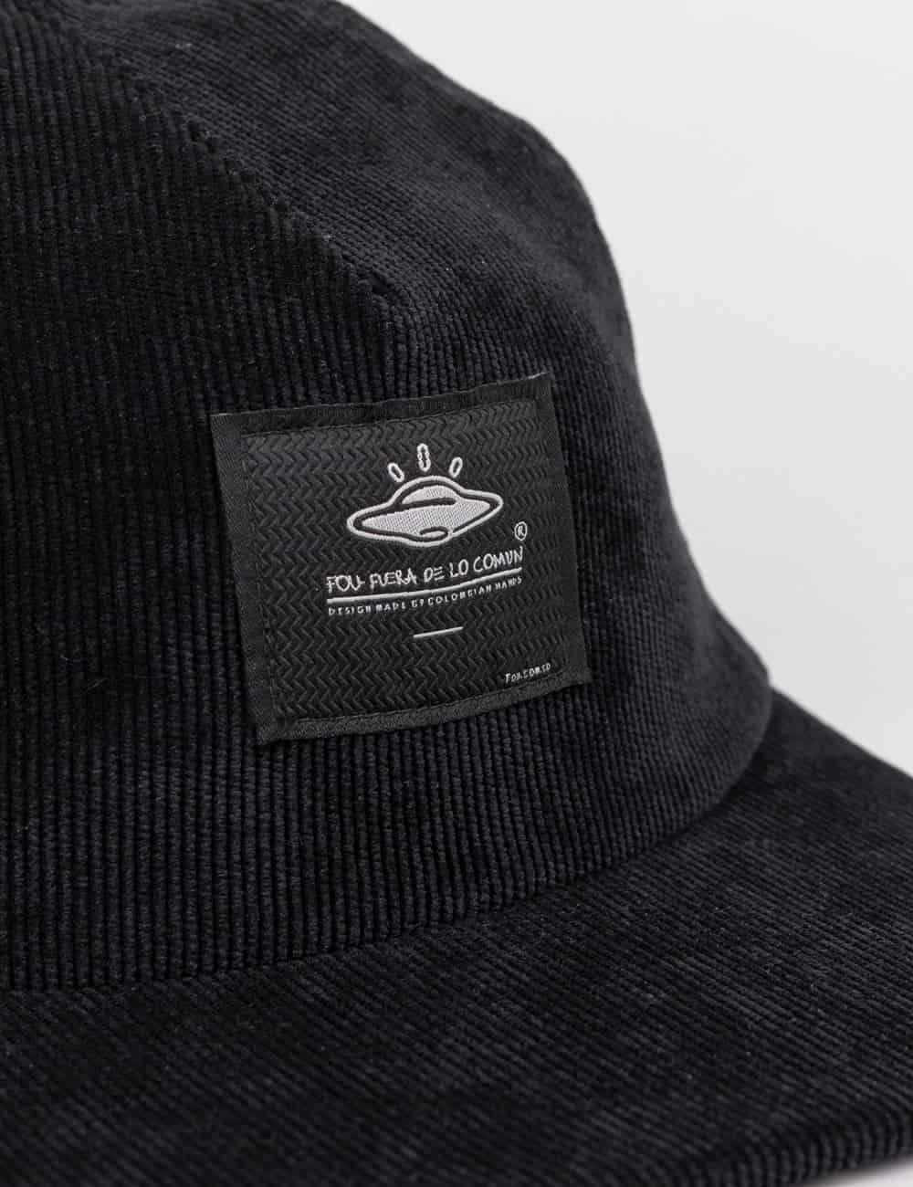 Gorra Desestructurada Pana negro Origen Unisex - miniatura 3
