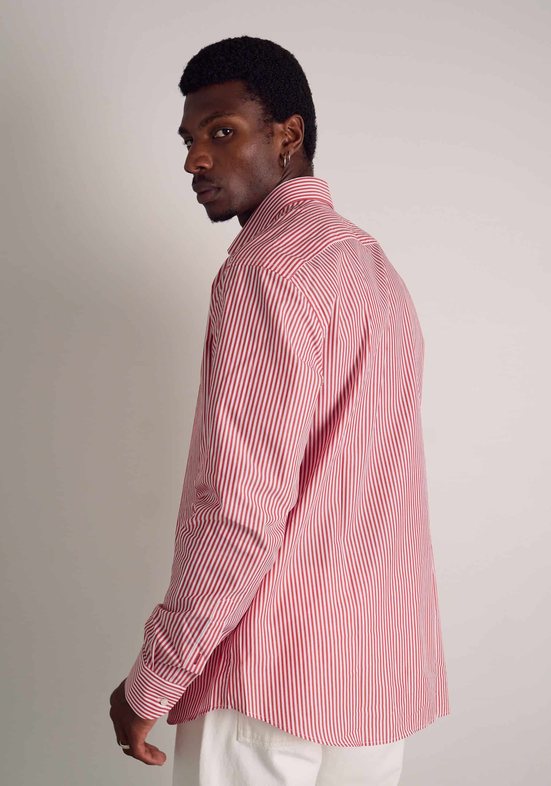 Camisa H CBD Rayas Med L-Vin Cereza - miniatura 5