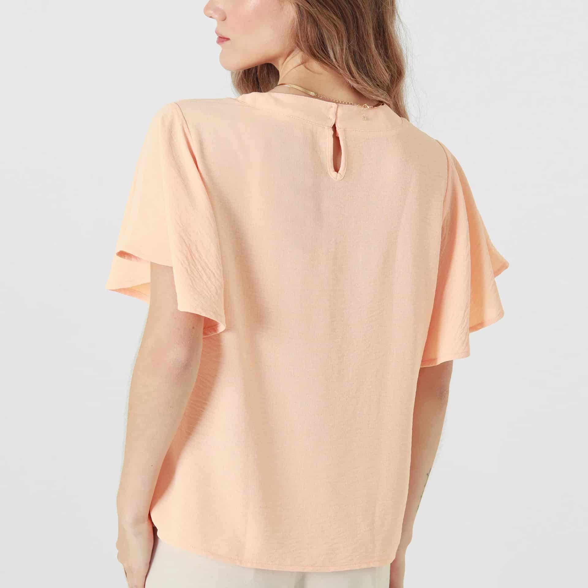 Blusa Cuello Redondo Manga Corta - miniatura 4