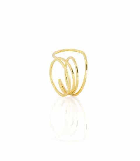 Anillo Mar Perla Dorado - miniatura 4
