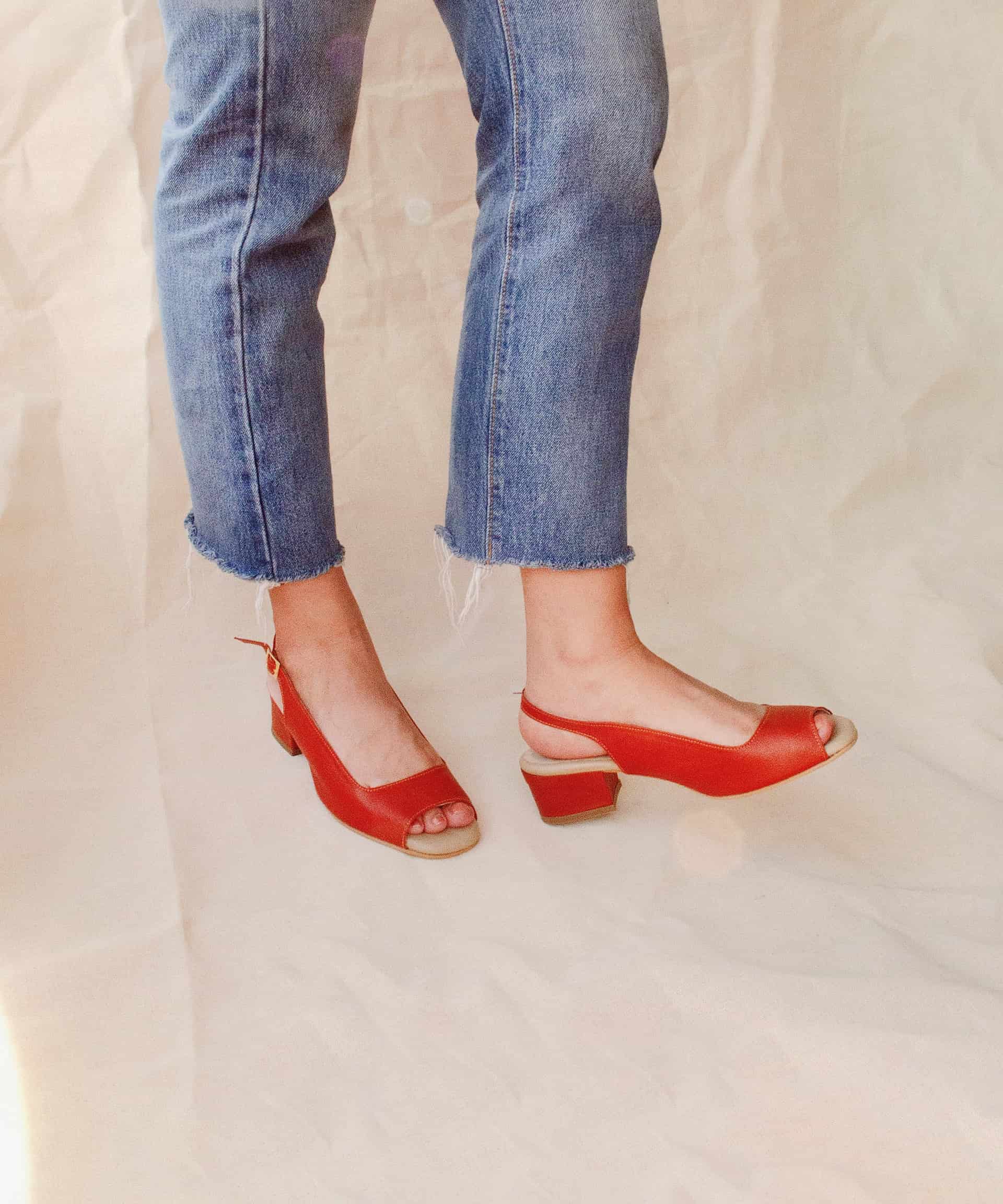 Open-toe Classic Sandal | Terracota - miniatura 5