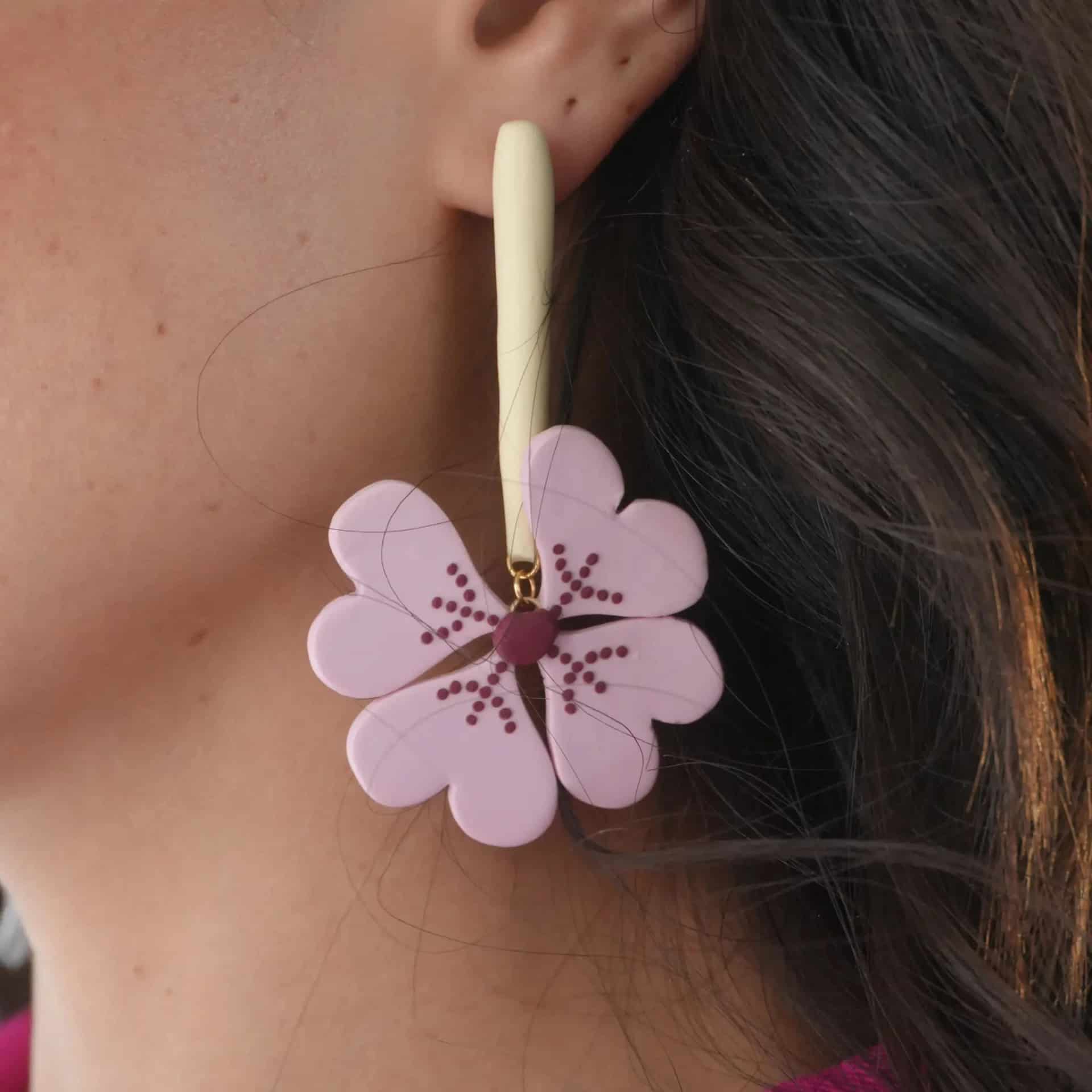 Aretes Trebol de la Suerte Maxi - miniatura 3