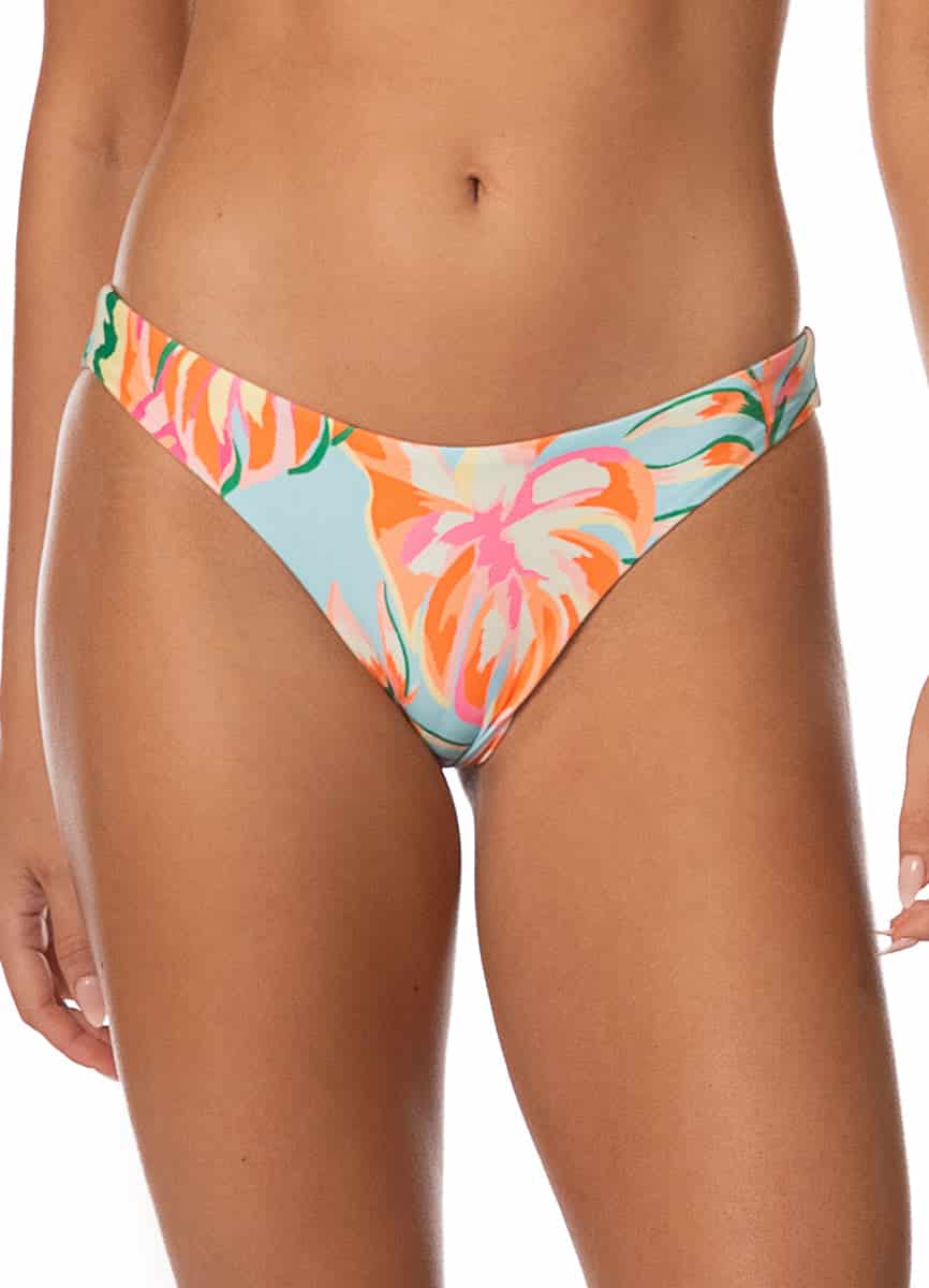 Maaji Fiesta Bloom Iconic Low Rise Thin Side Bikini Bottom - miniatura 2
