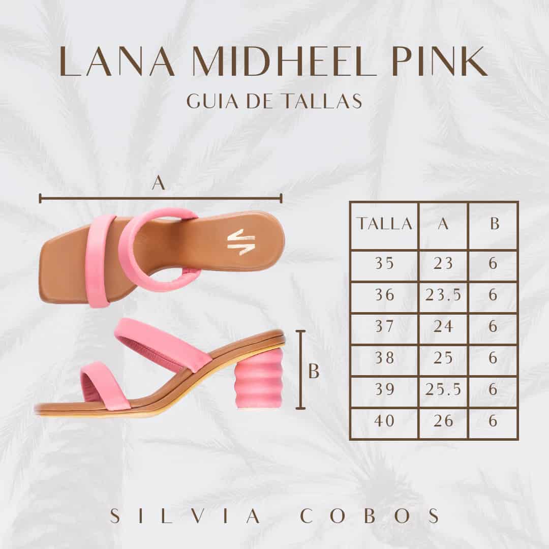 Silvia Cobos Lana tacón medio  Rosado - miniatura 5