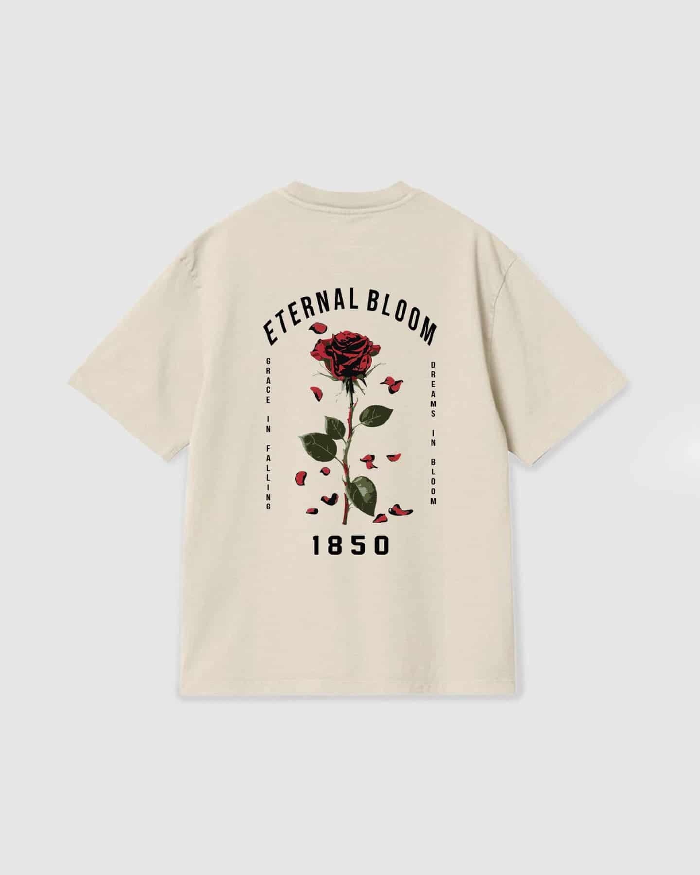 Oversized T Shirt Eternal Bloom Vanilla - miniatura 1