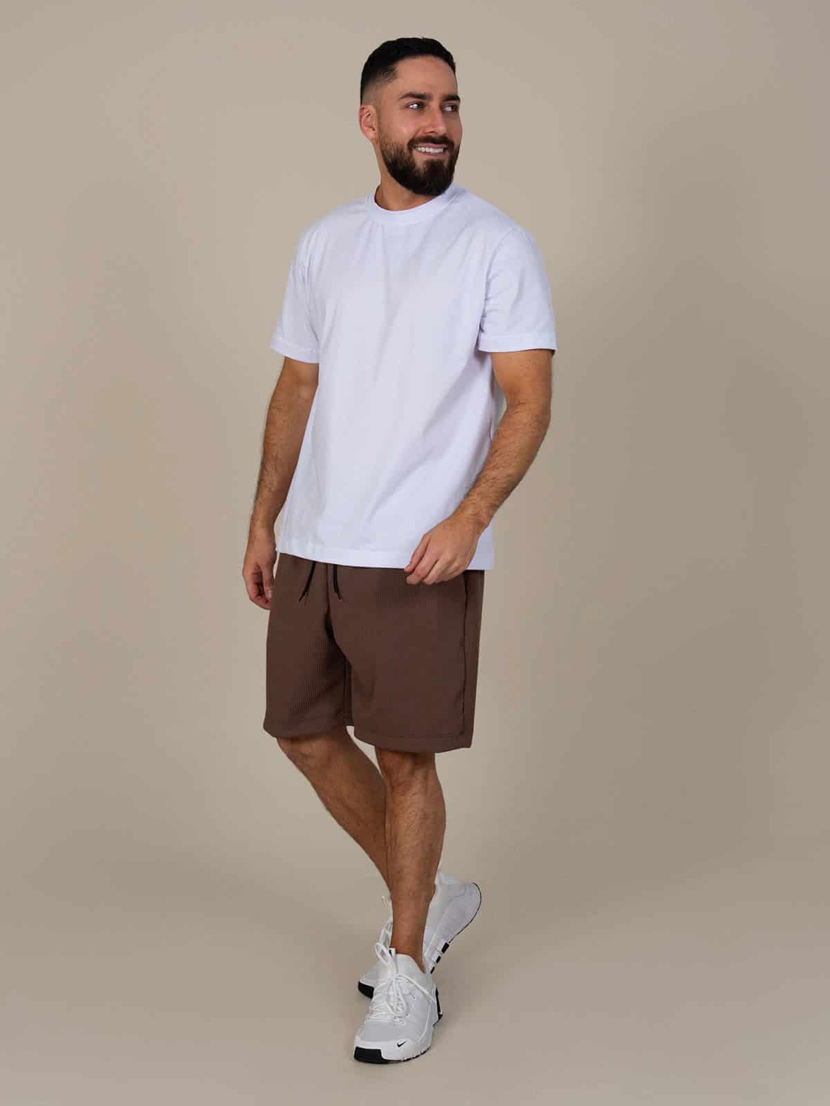 Pantaloneta moenia atenas hombre cafe oscuro - miniatura 4