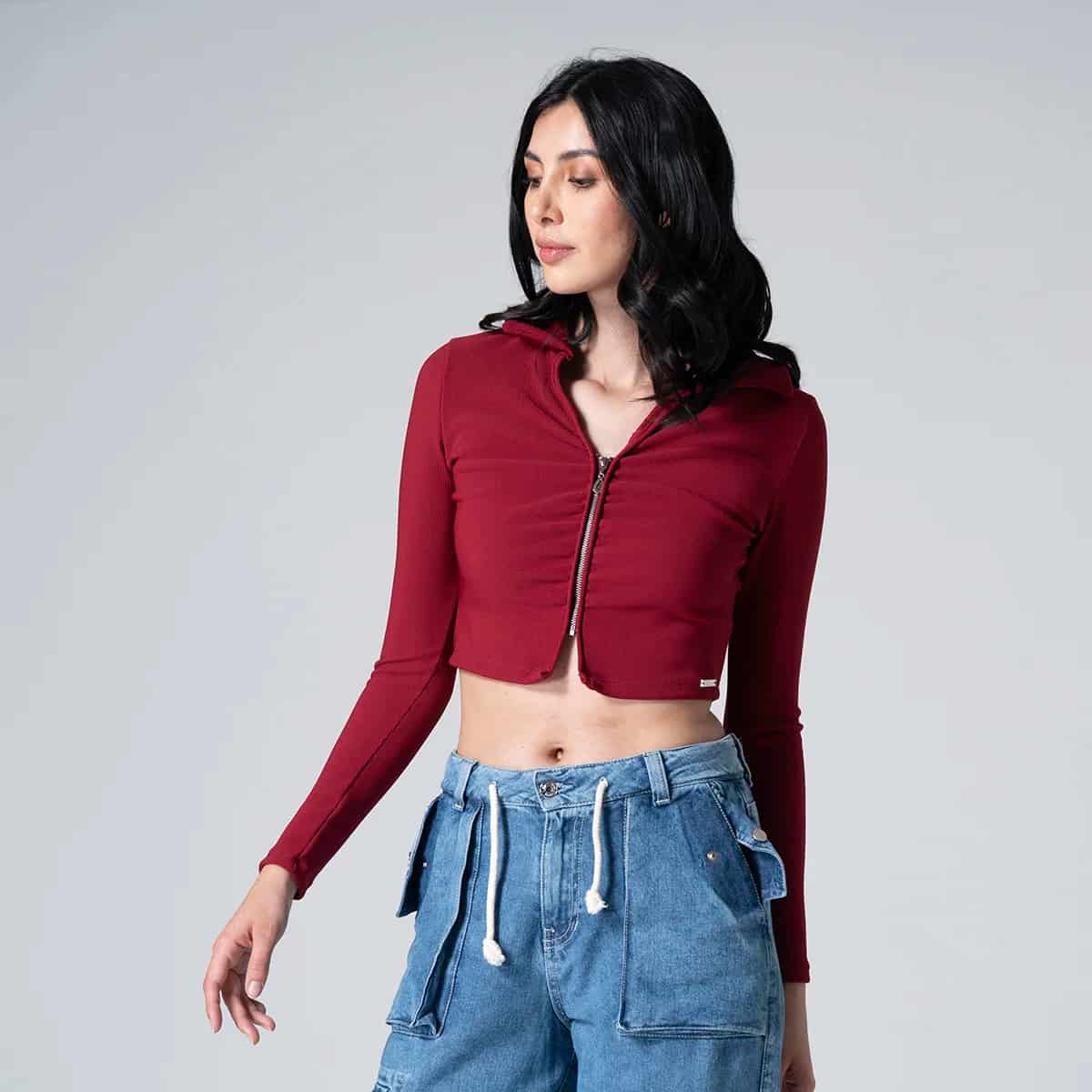 Blusa Corta Slim Manuelle - miniatura 3