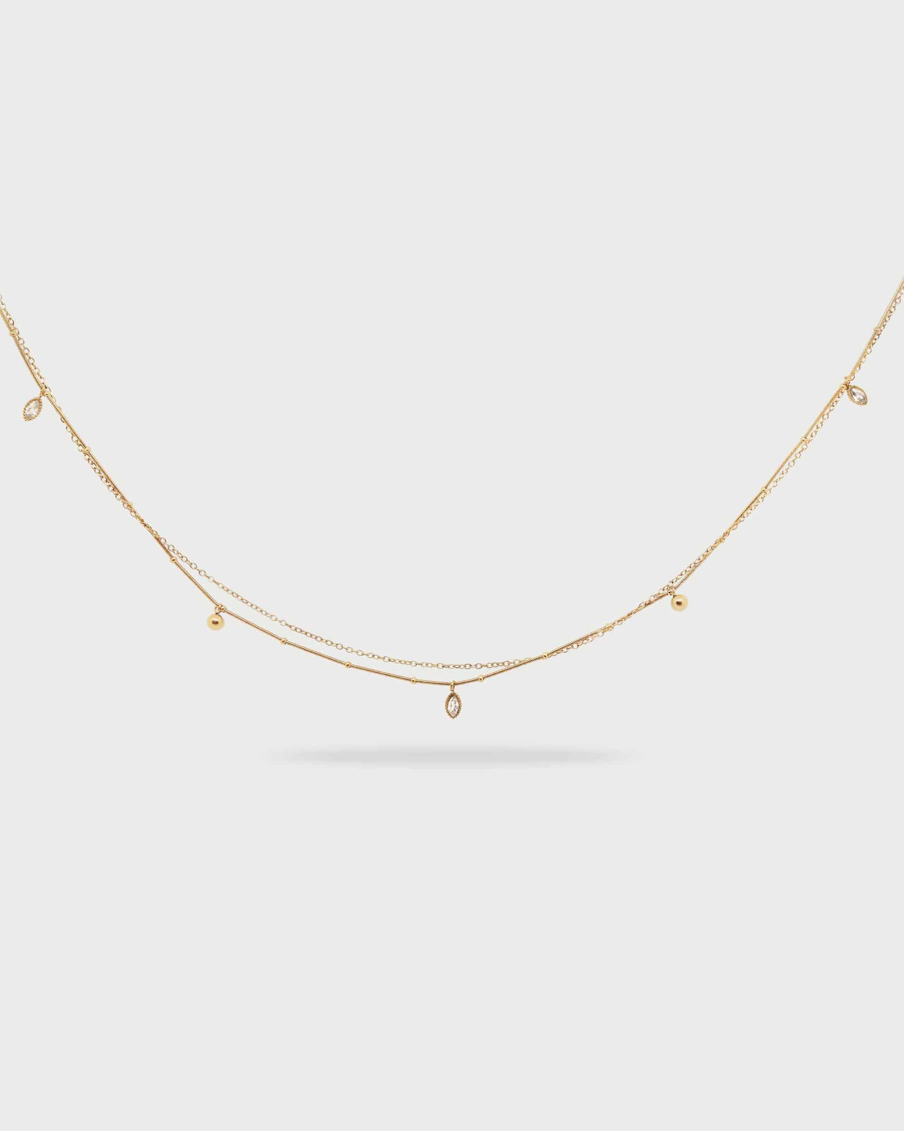 Bodychain Doble Mini Cristales - miniatura 3