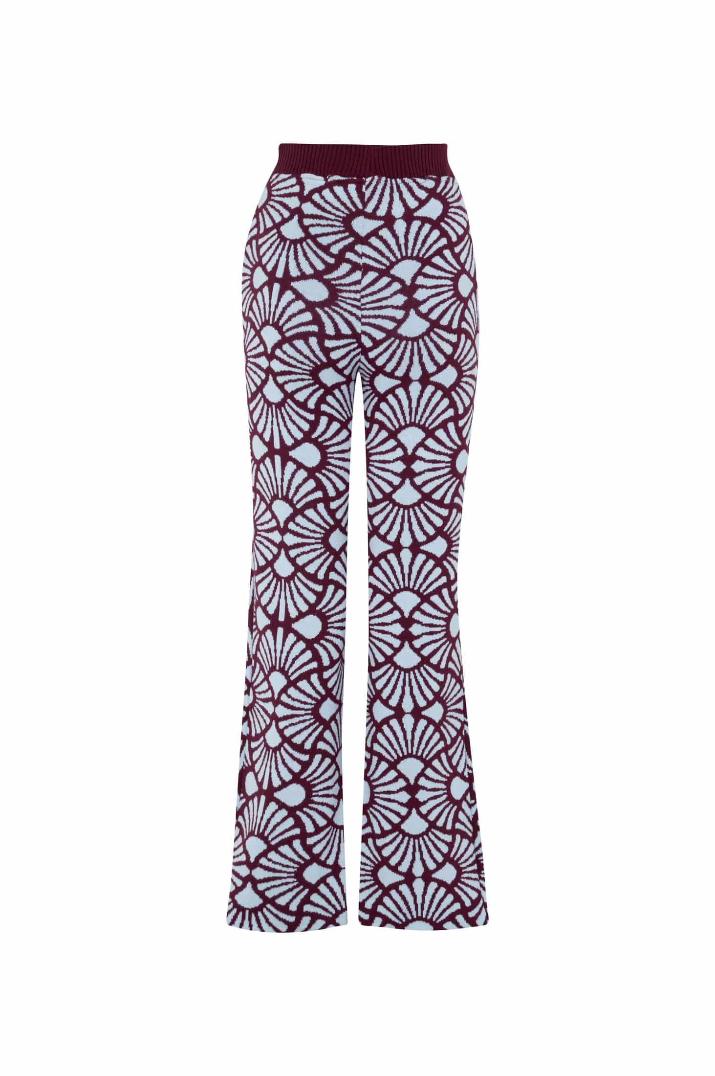 Pantalón Venus Vinotinto-Azul Celeste - miniatura 4