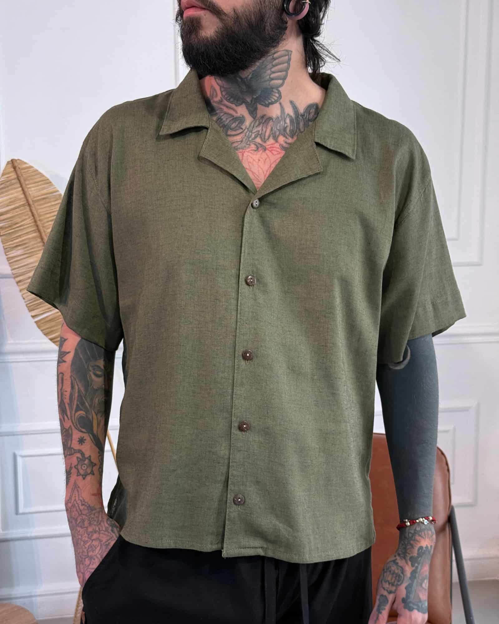 Camisa napoleon green - miniatura 2