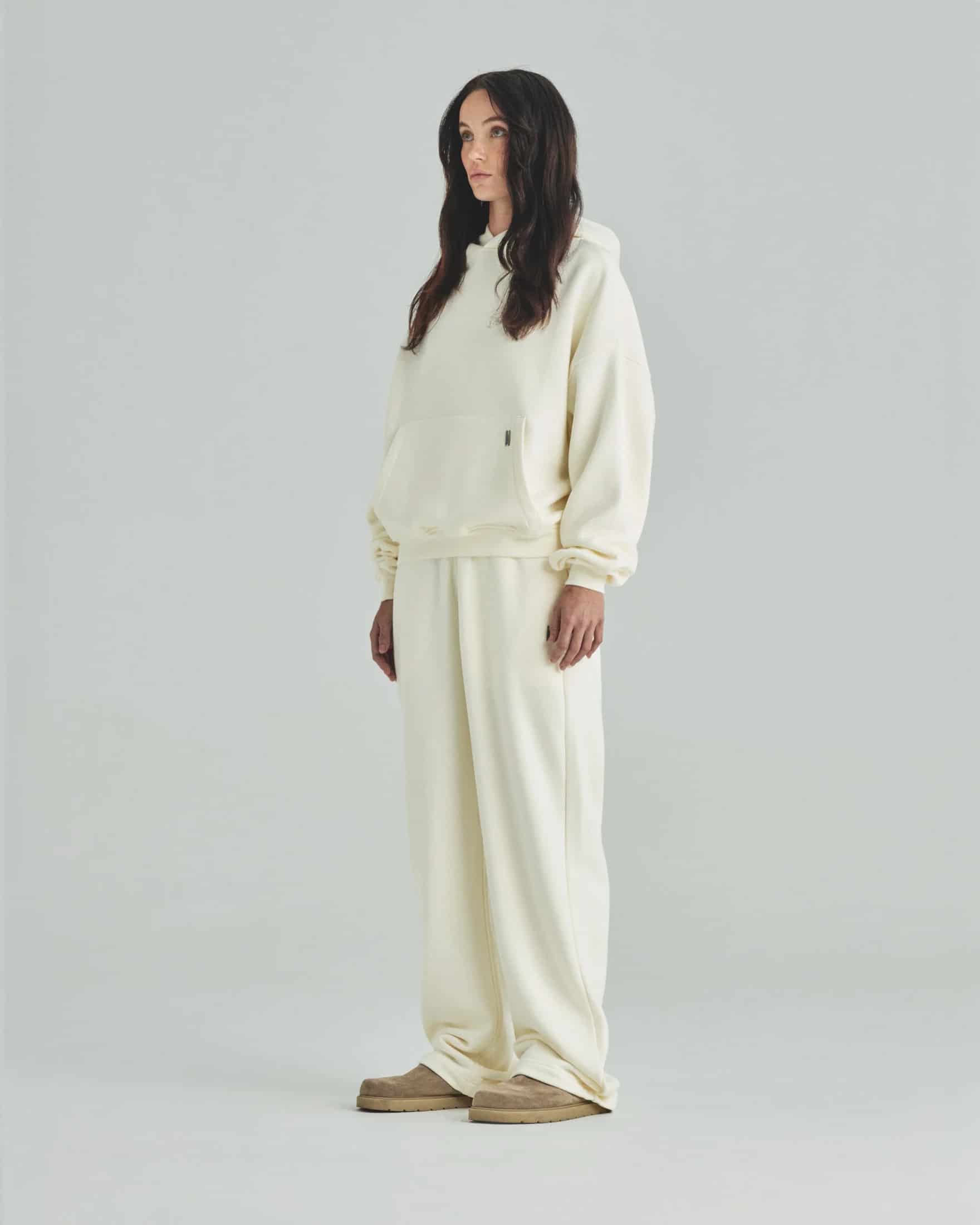 Blanks Barrel Straight Pants Cream - miniatura 12