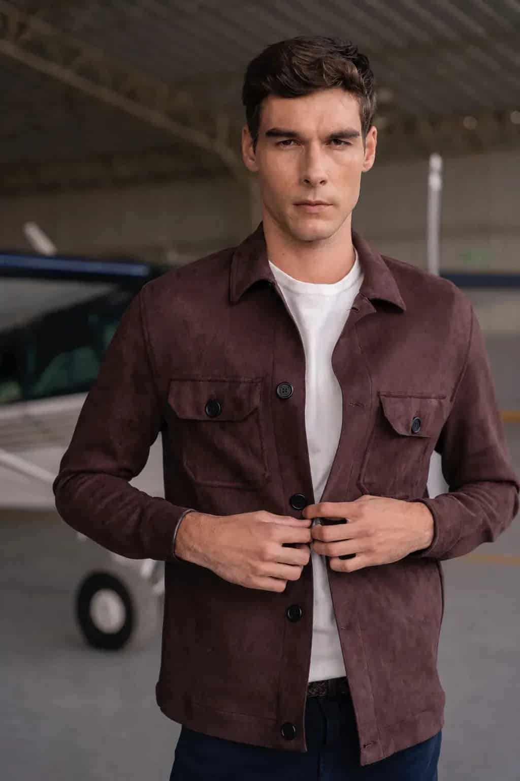 Chaqueta Casablanca Hombre Tabaco - miniatura 3