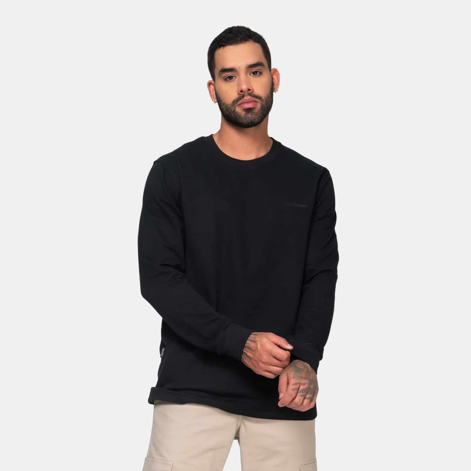 Long Sleeve Essential Black - miniatura 1