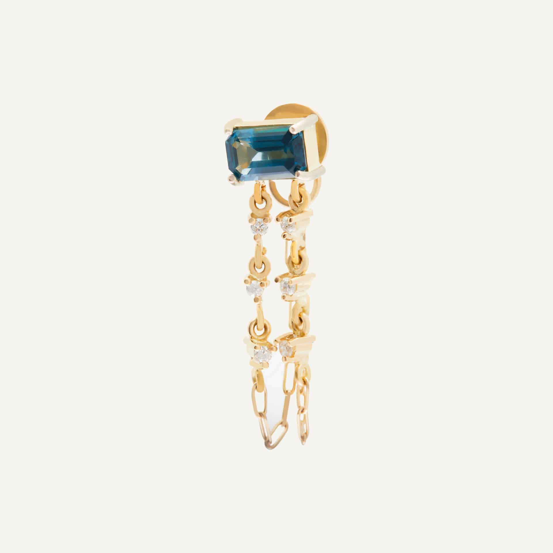 Arete Street string doble cadena - miniatura 2
