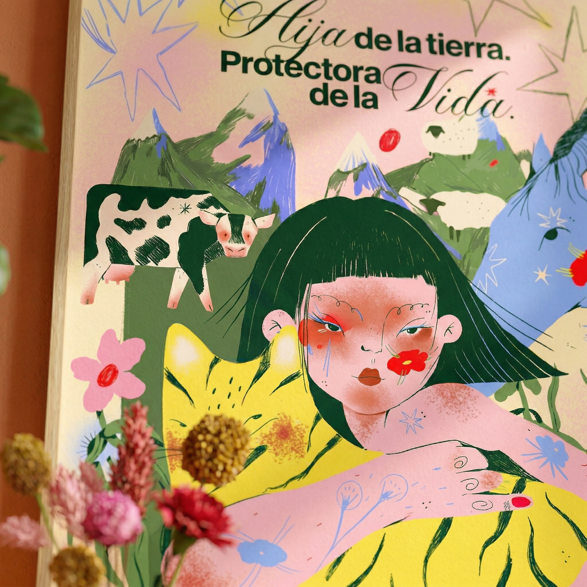 🌸🐄 Póster Guardiana - miniatura 3