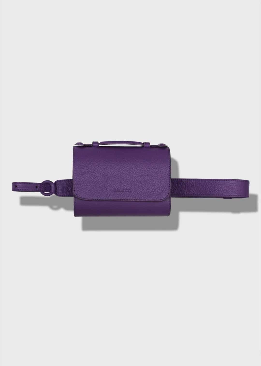 Canvas Belt bag - Purple (3 in 1 convertible) - miniatura 1
