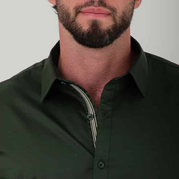 CAMISA ML 100% ALGODON HOMBRE - miniatura 6