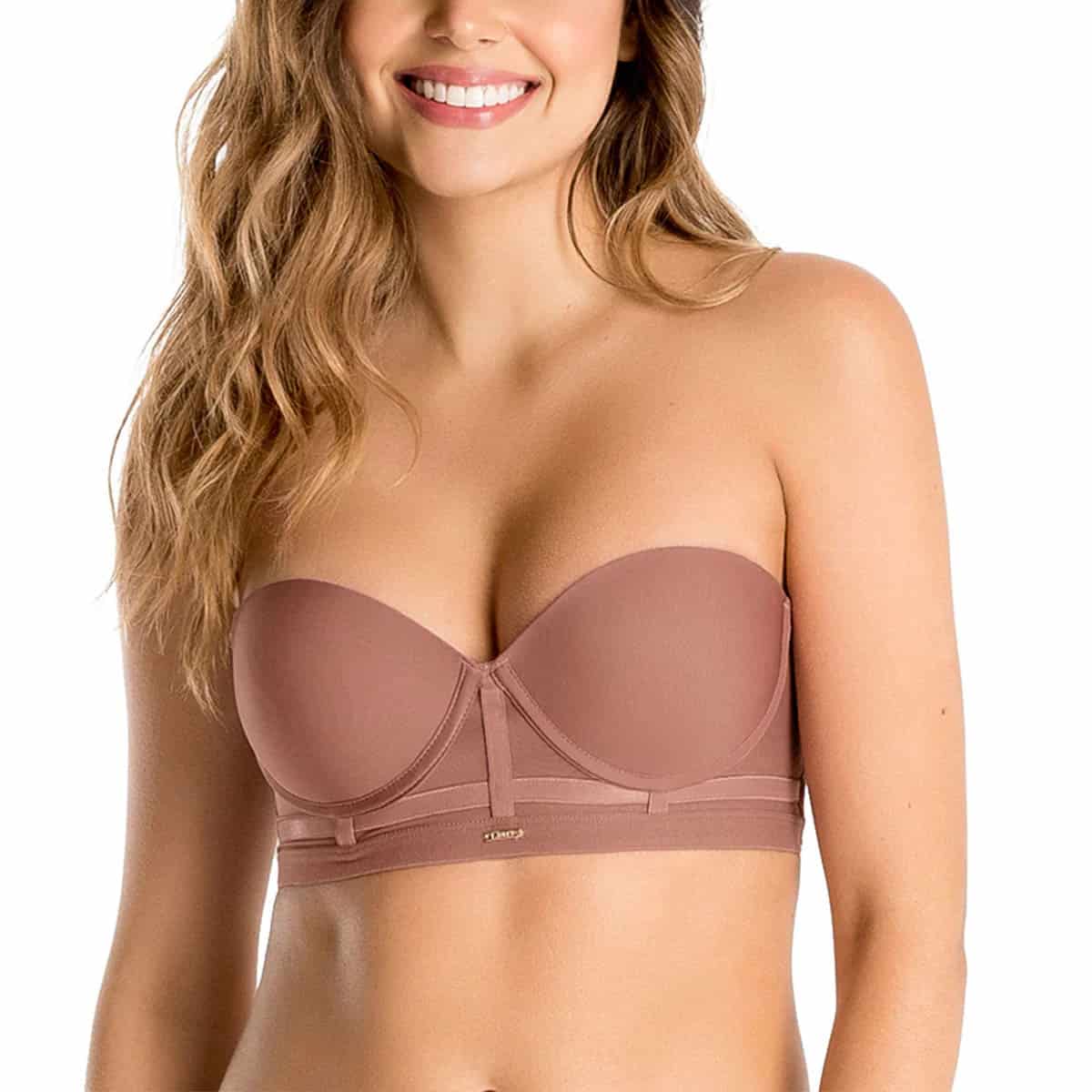 BRASIER STRAPLESS CON POWERNET EN ESPALDA - miniatura 7