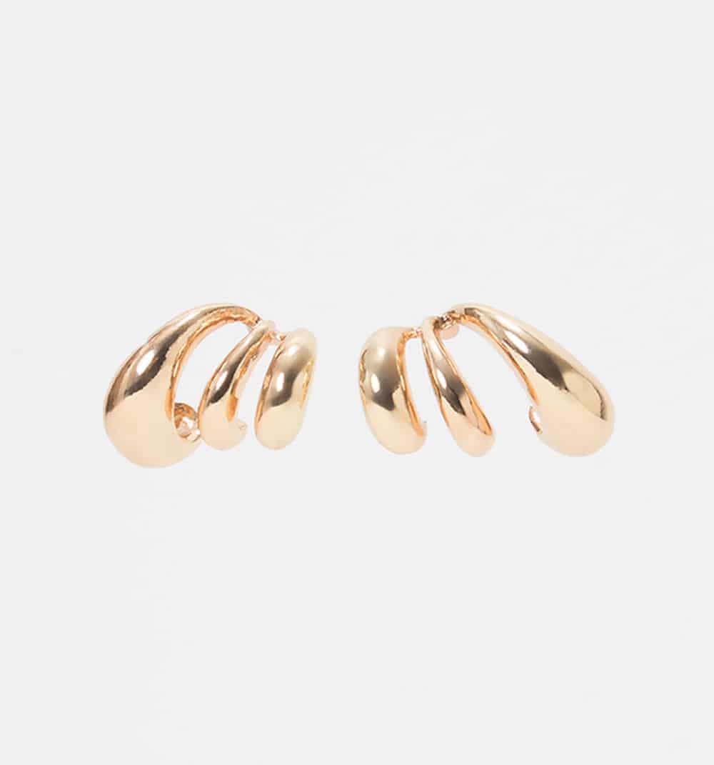 Aretes triple gota - miniatura 4