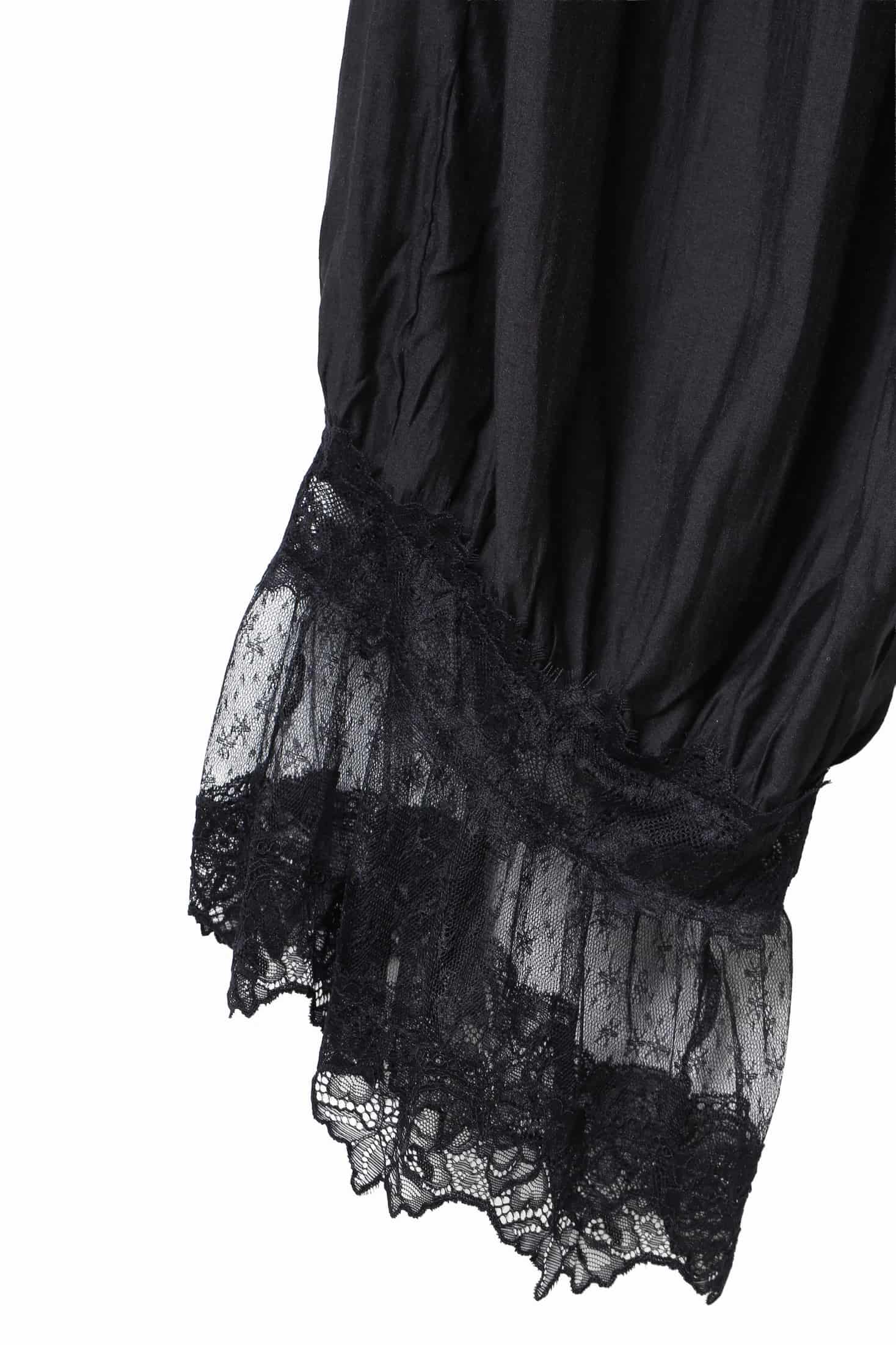 CHANTILLY BAGGY PANTS, BLACK - miniatura 2