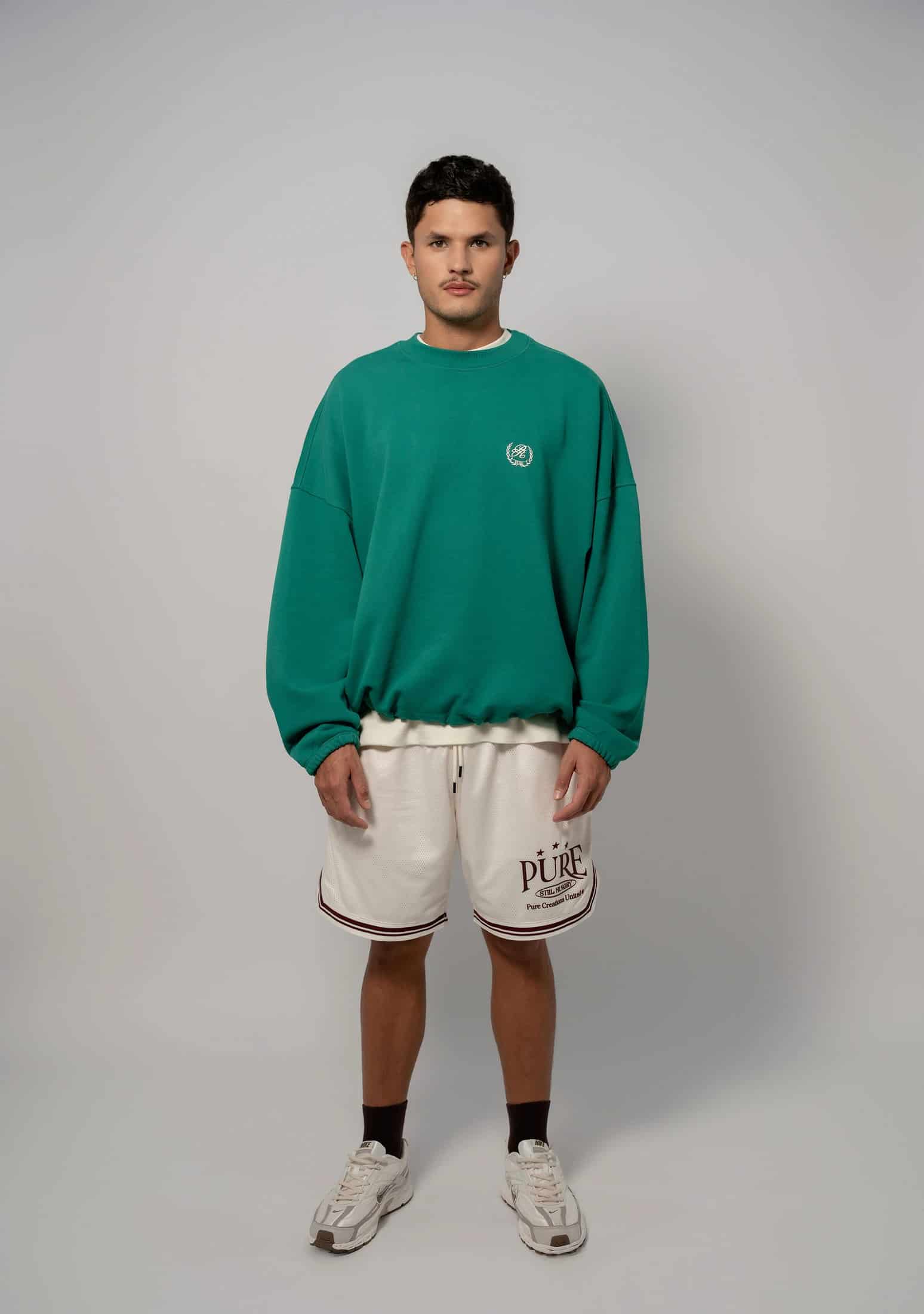 Still Hungry Green Pullover - miniatura 3