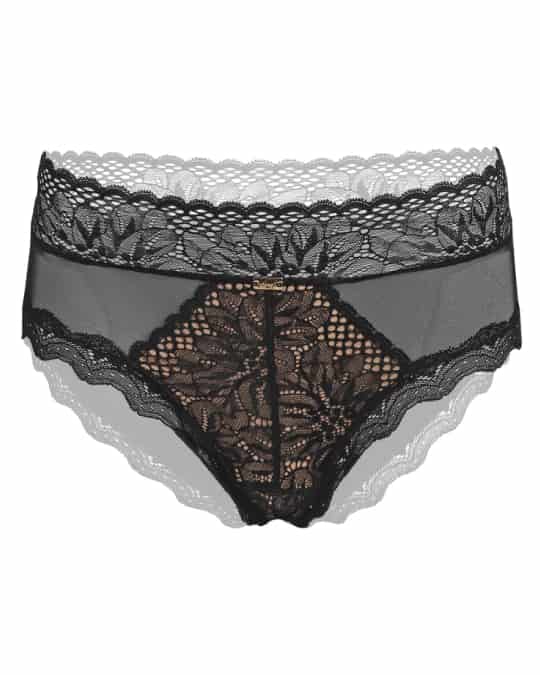 Panty cachetero tiro alto - ALMOND NEGRO - miniatura 1