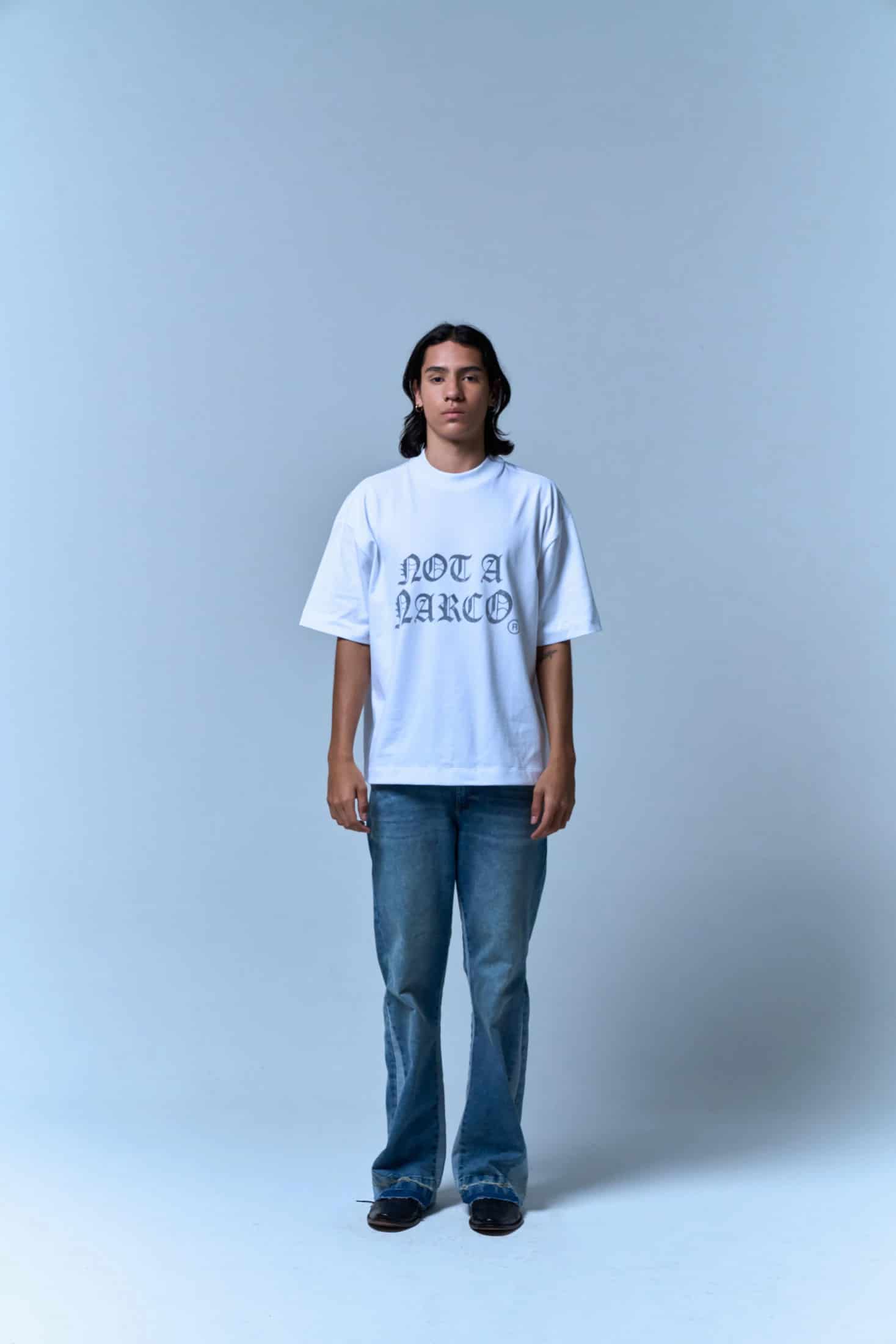 NOT A NARCO WHITE T-SHIRT - miniatura 2