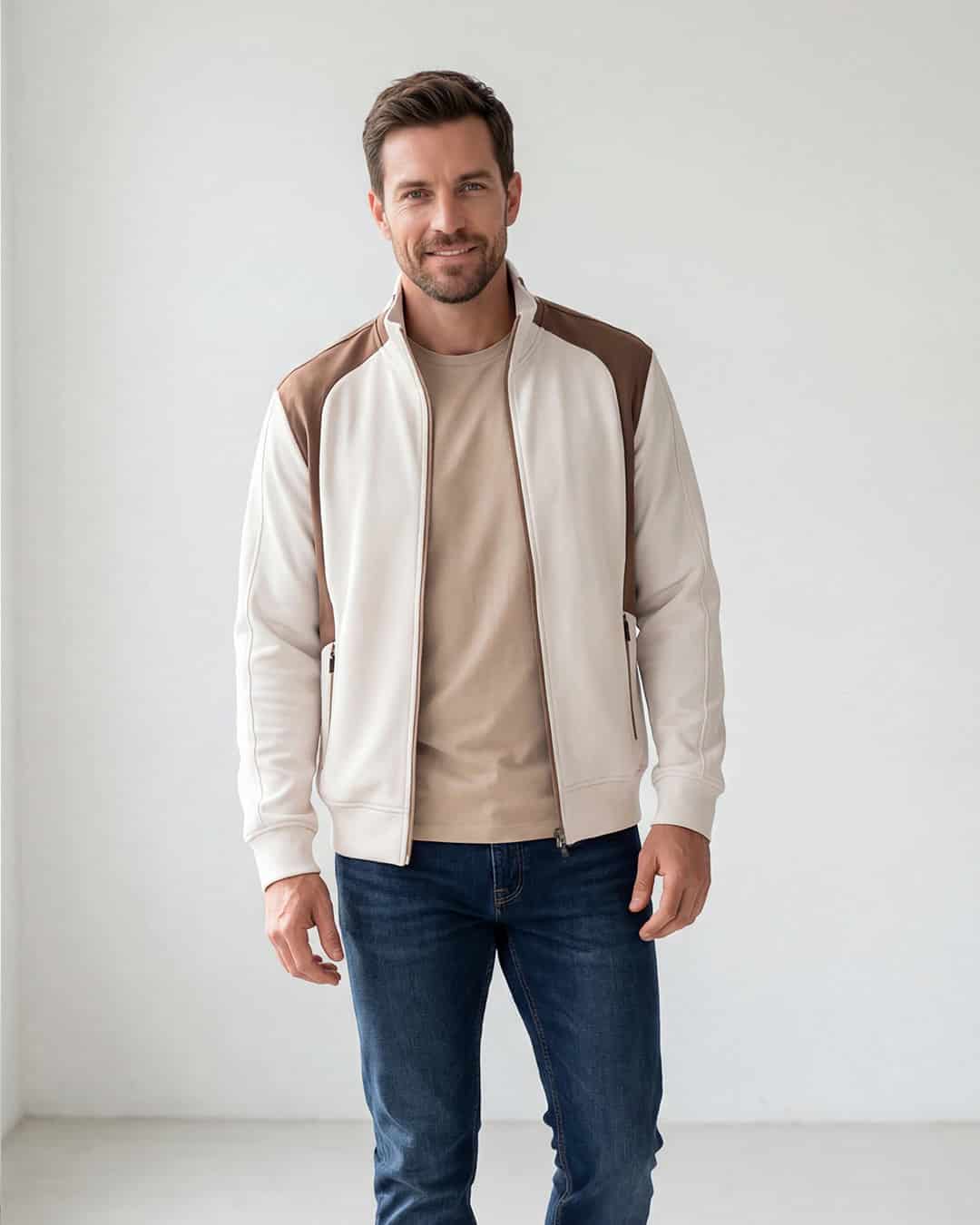 Chaqueta Sporty Marfil Arena - miniatura 1